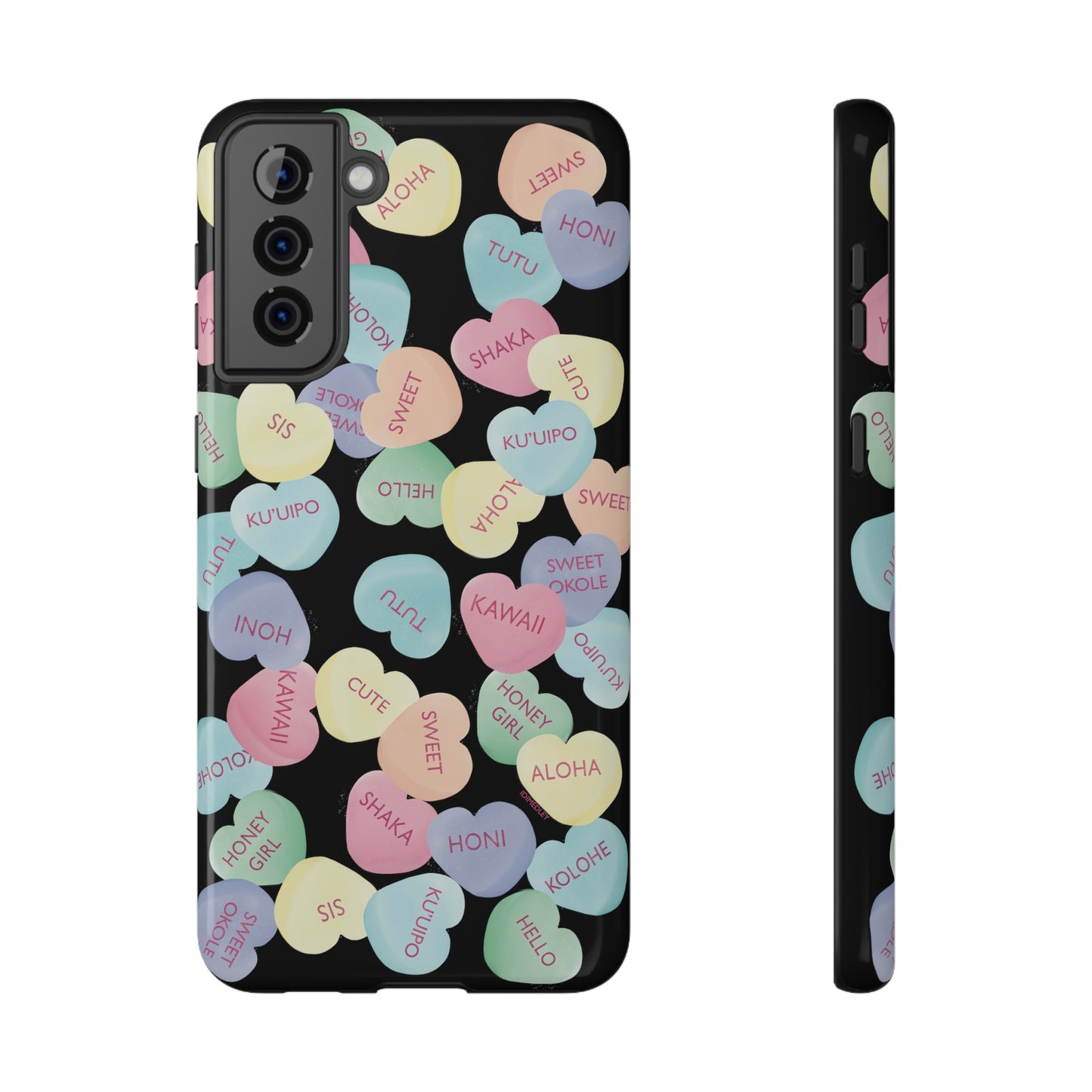 Candy Conversation Hearts Hawaii Style (Black)