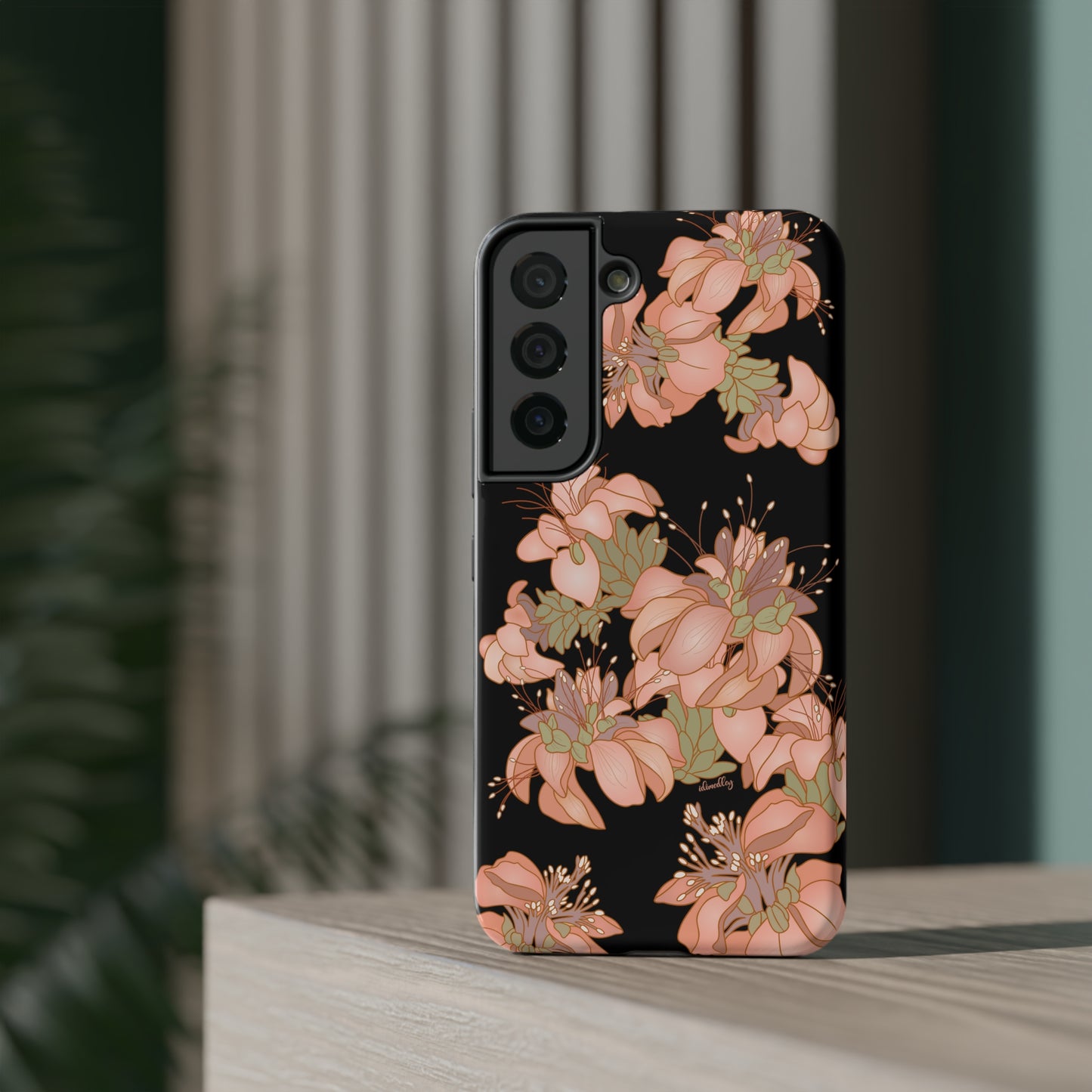 Wili Wili Flowers (Black)