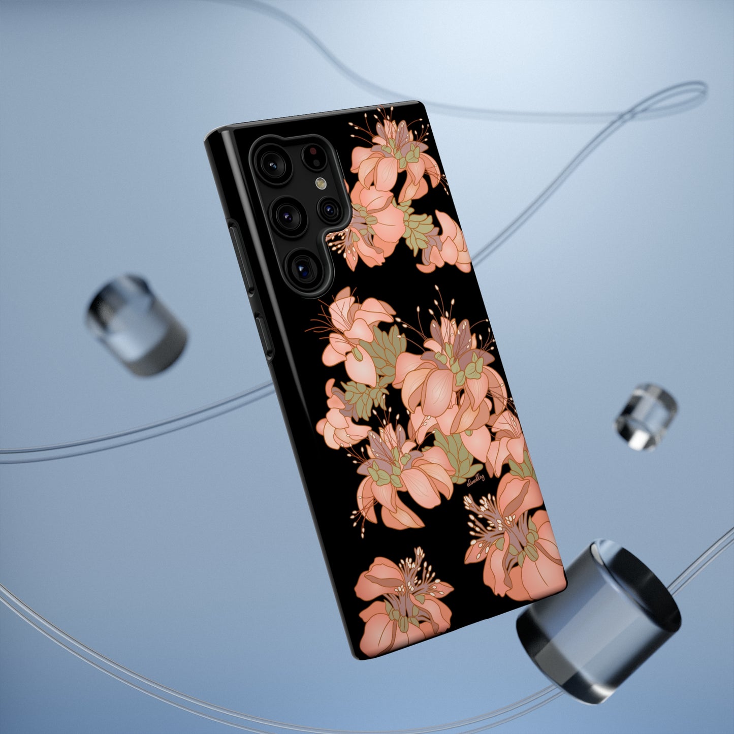 Wili Wili Flowers (Black)