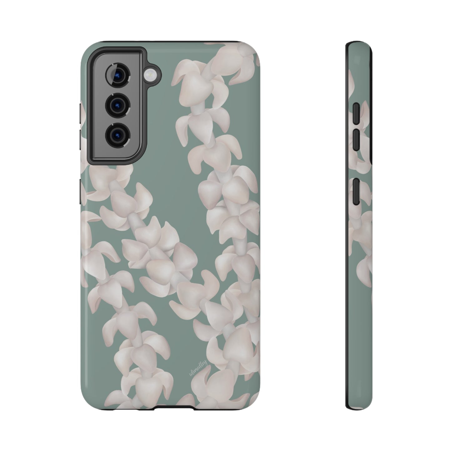 Puakenikeni Lei Blushing (Light Green)