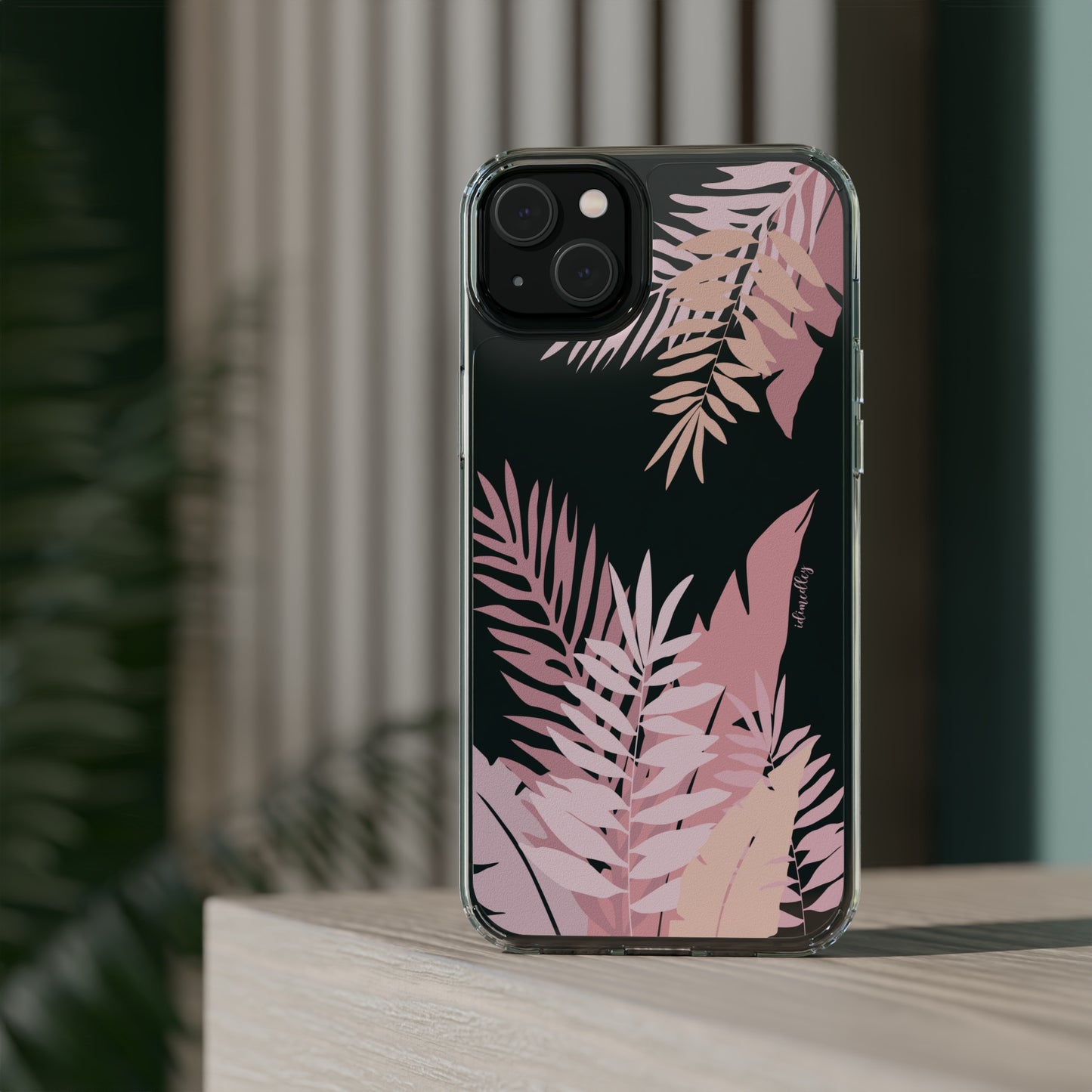 Whispering Leaves (Pink) CLEAR Case