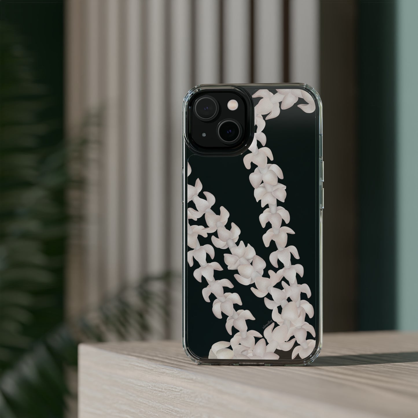 Puakenikeni Lei (Blush Pink) CLEAR Case