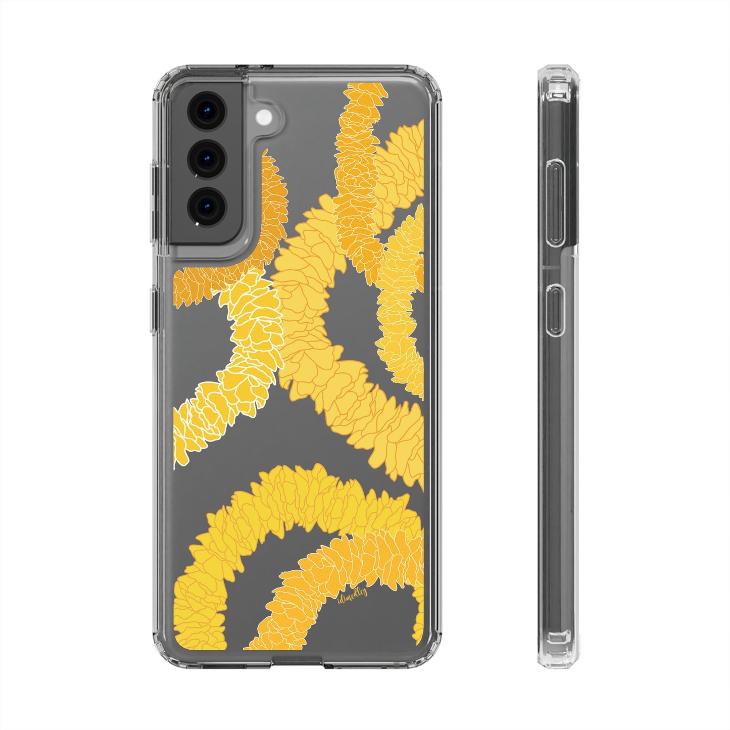 Ilima Flower Lei CLEAR Case