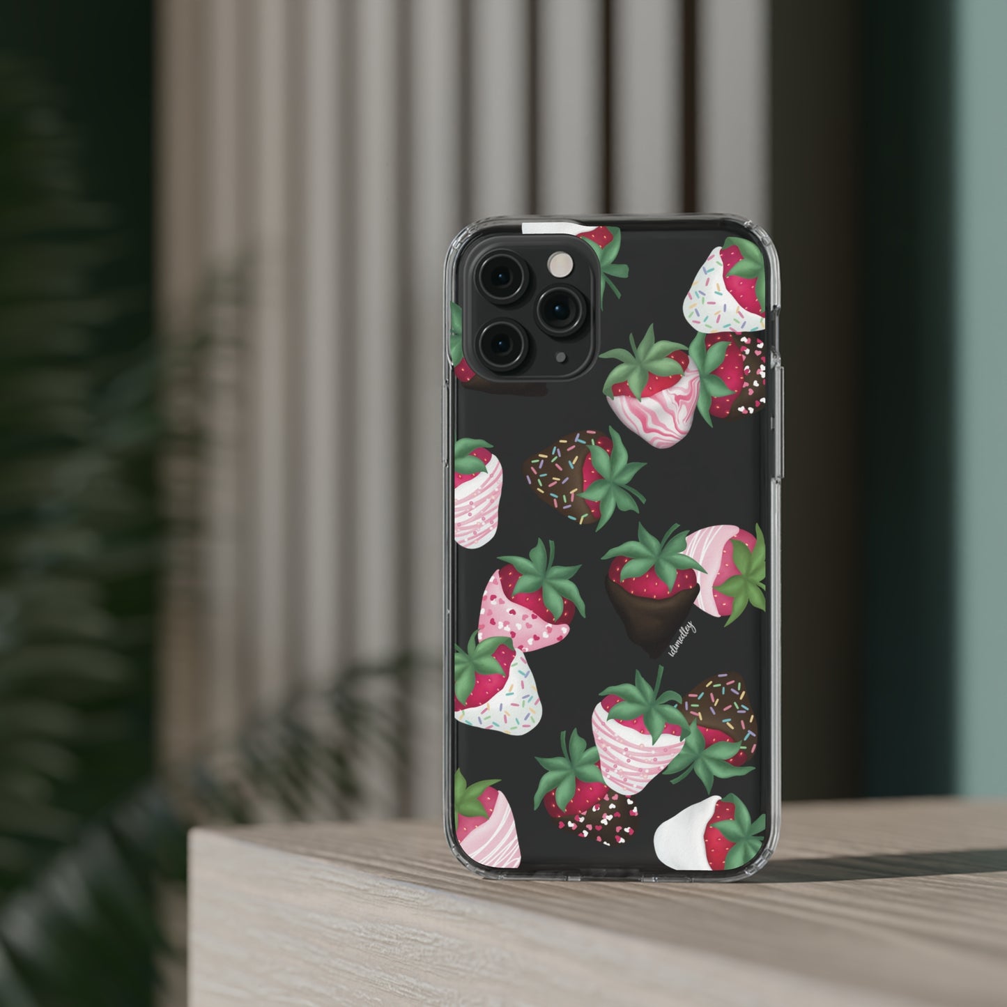 Chocolate Dipped Strawberries CLEAR Case