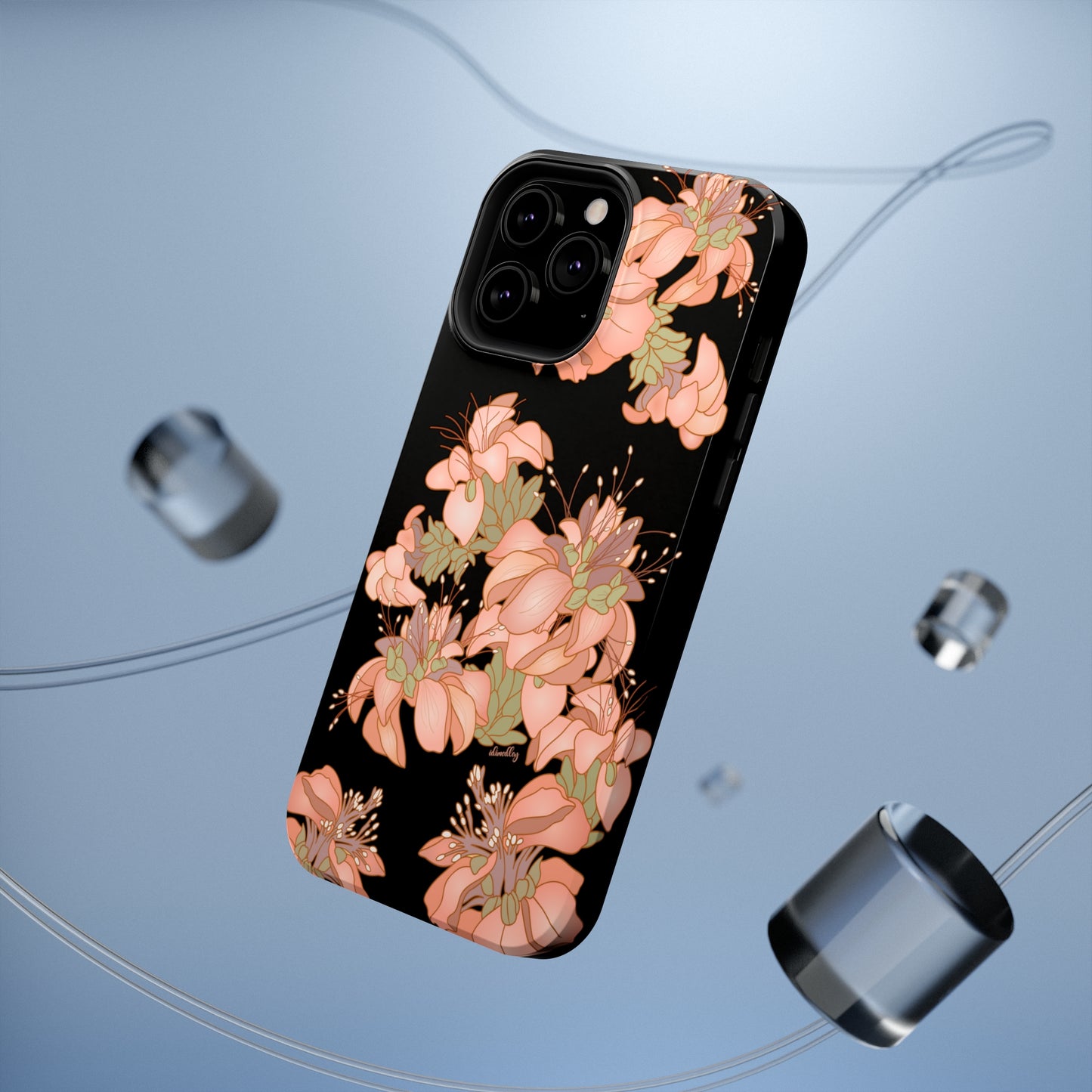Wili Wili Flowers (Black)