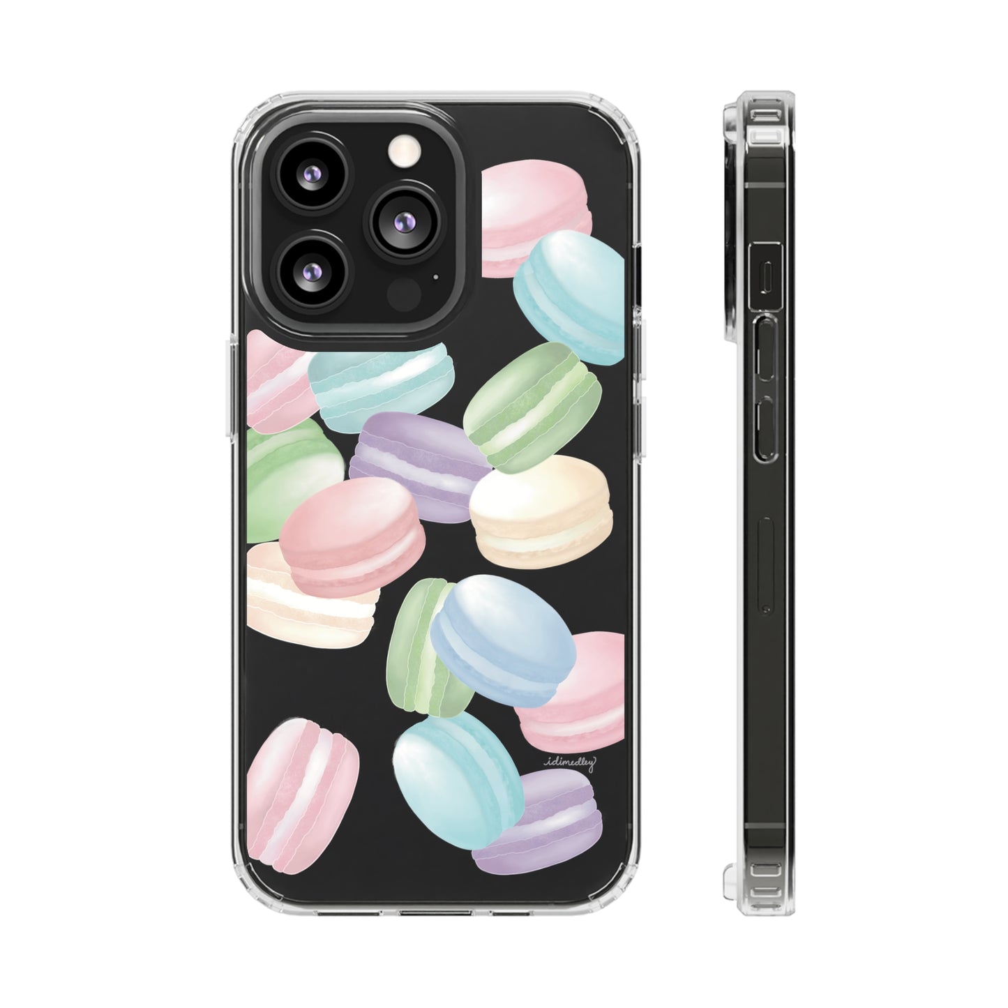 Macaron Rainbows CLEAR Case