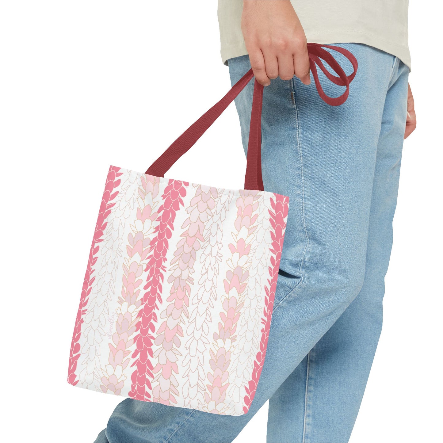 Tote Bag- Pakalana Stringing Pink