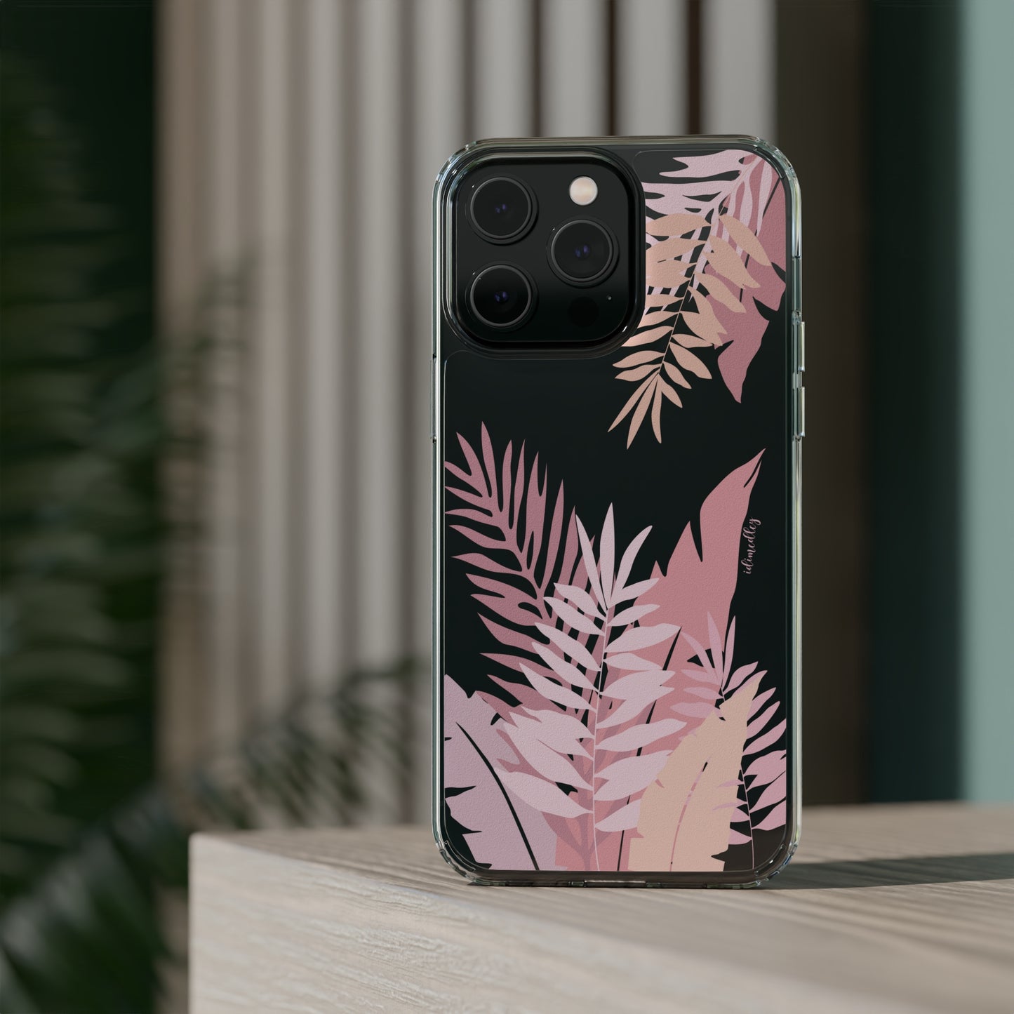 Whispering Leaves (Pink) CLEAR Case