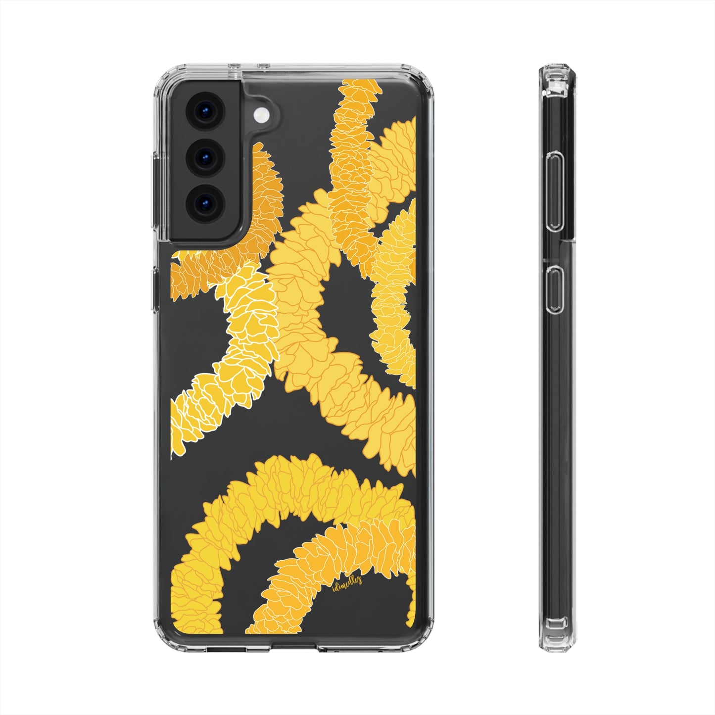 Ilima Flower Lei CLEAR Case