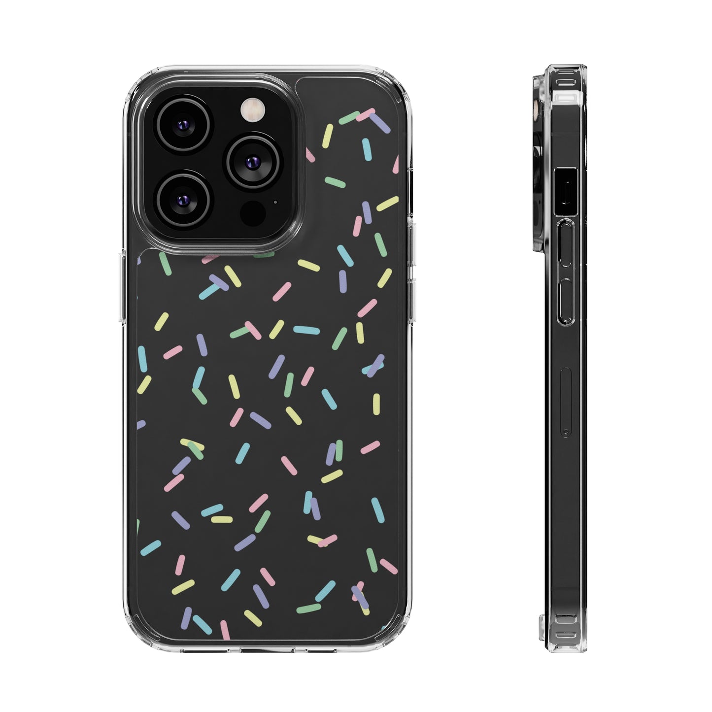 Rainbow Sprinkles CLEAR Case