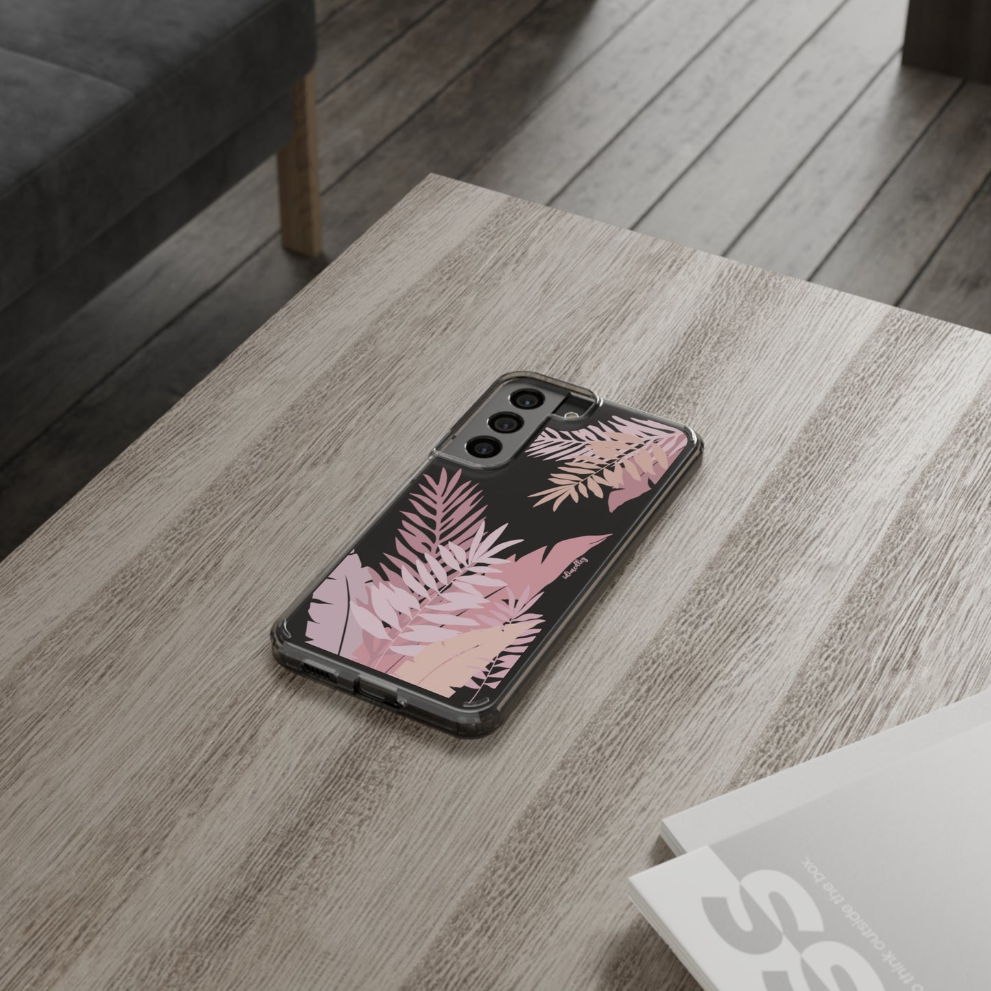 Whispering Leaves (Pink) CLEAR Case