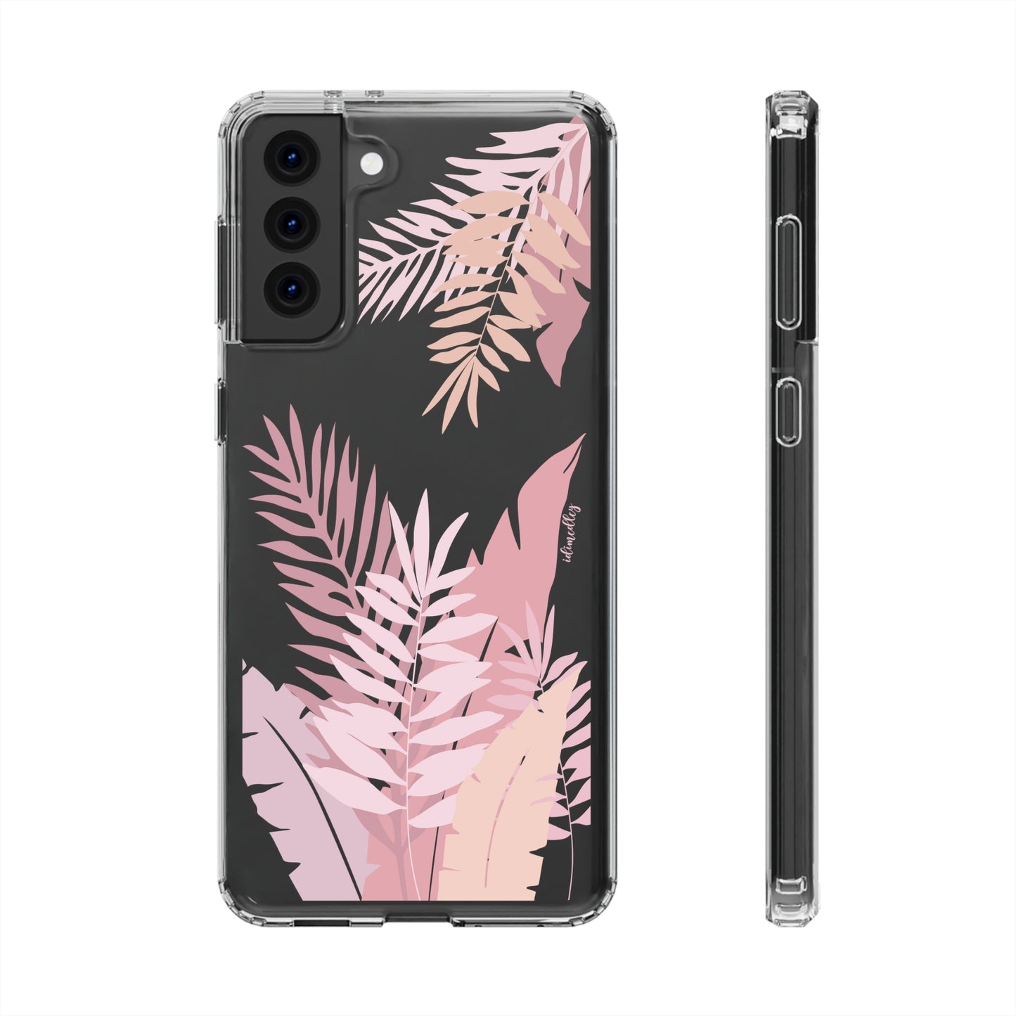Whispering Leaves (Pink) CLEAR Case