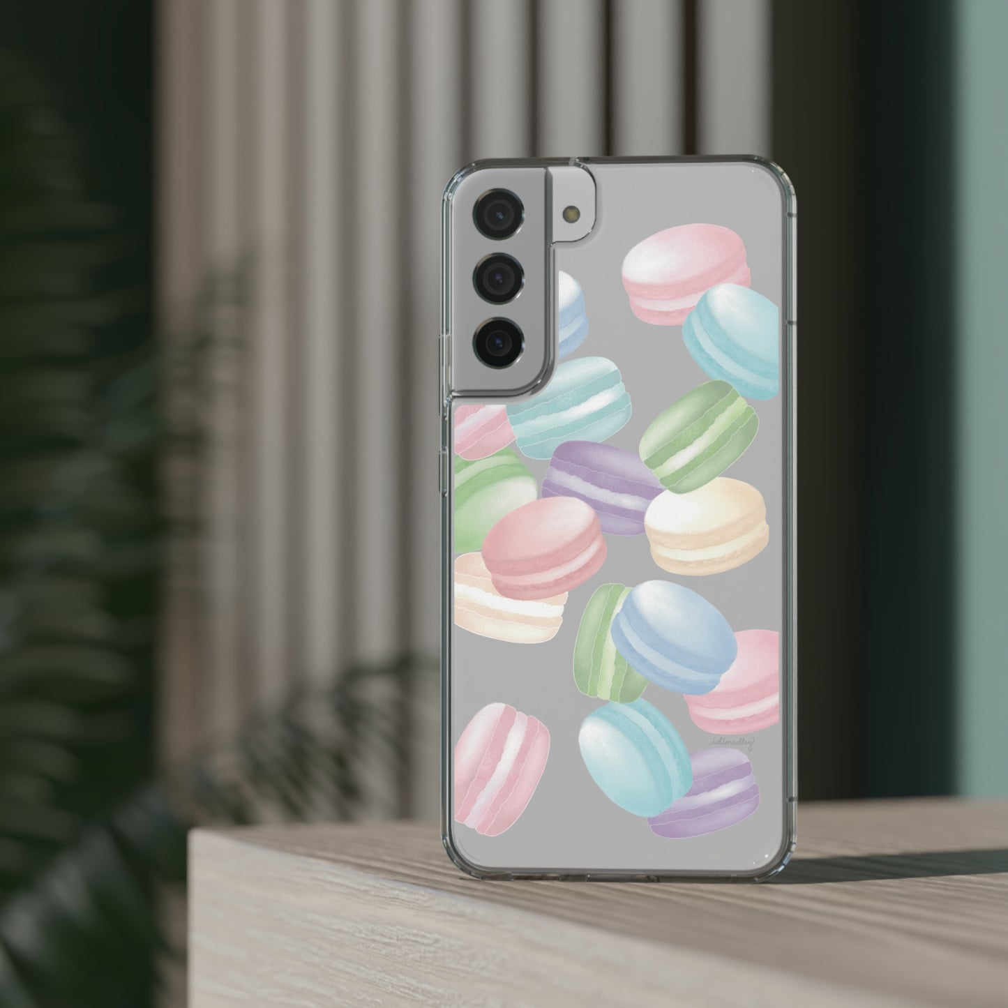 Macaron Rainbows CLEAR Case