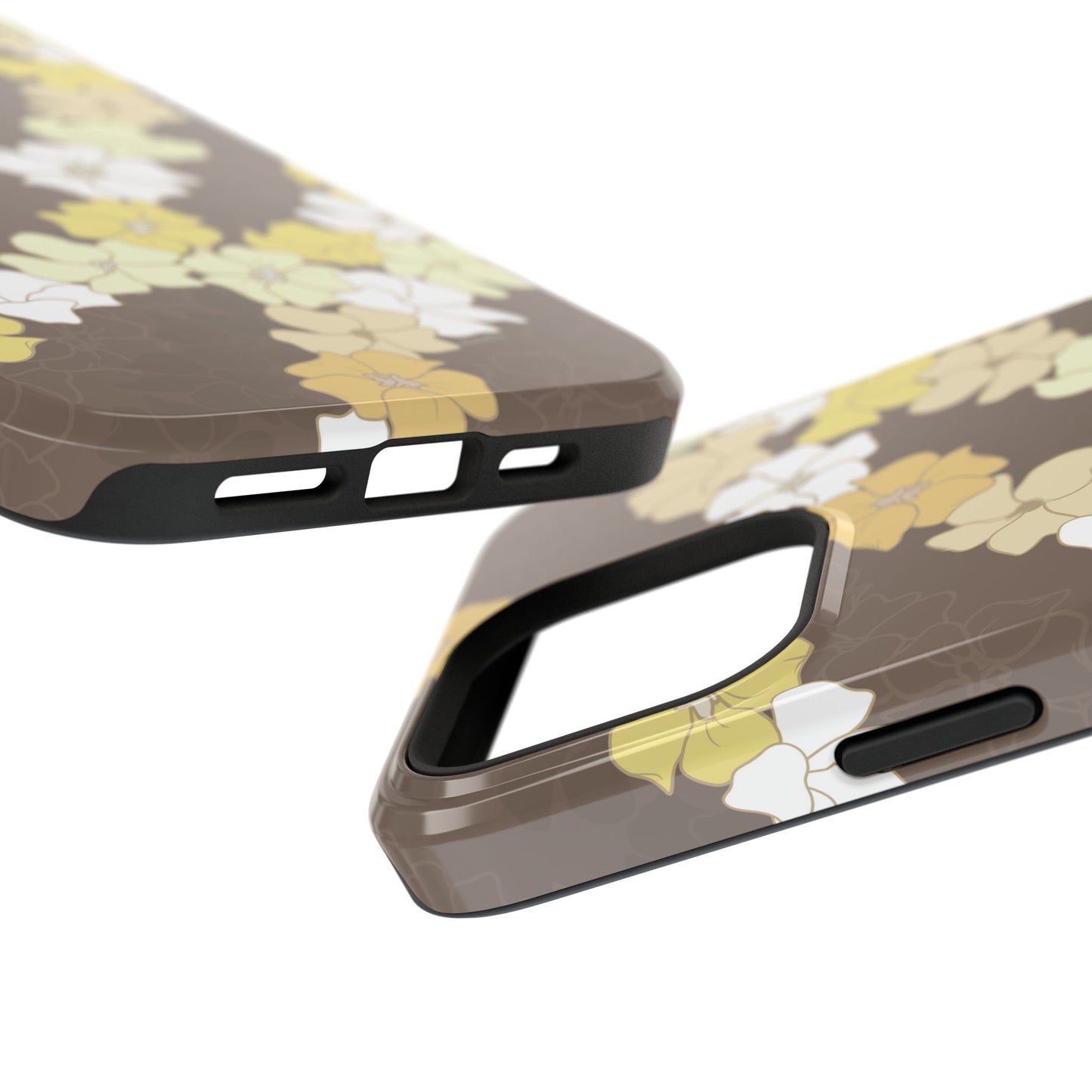 Puakenikeni En Face Flower Leis (Brown)