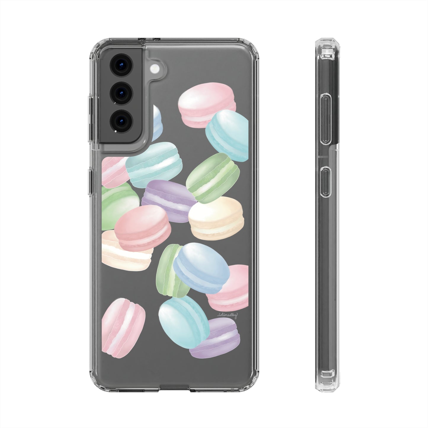 Macaron Rainbows CLEAR Case