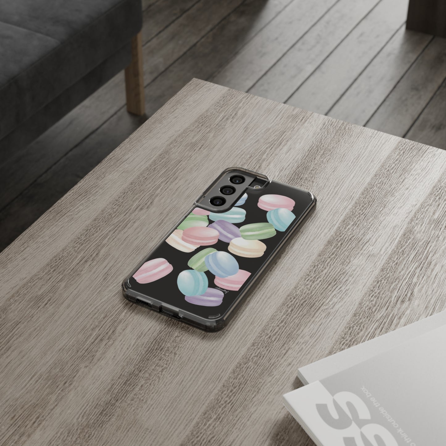 Macaron Rainbows CLEAR Case