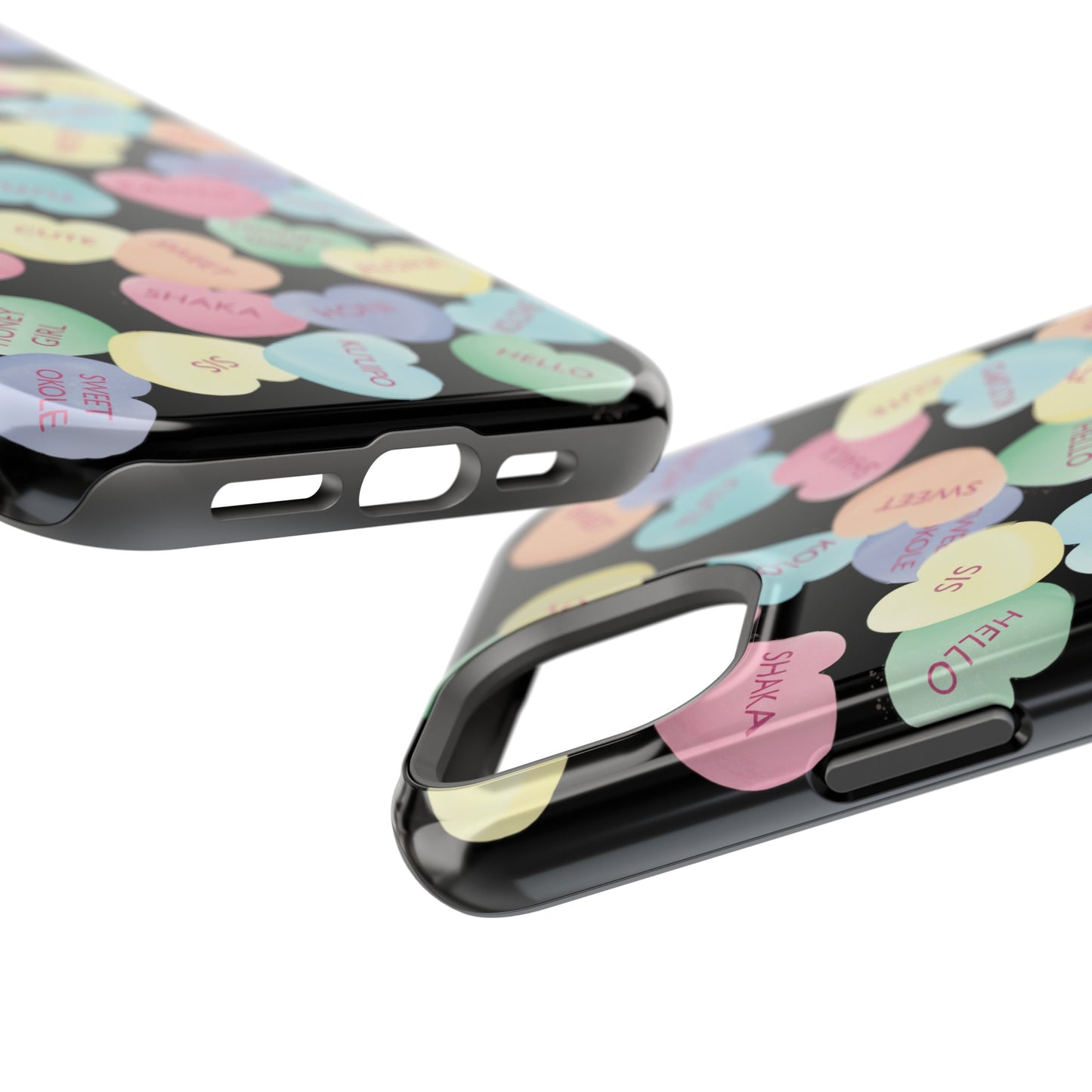 Candy Conversation Hearts Hawaii Style (Black)