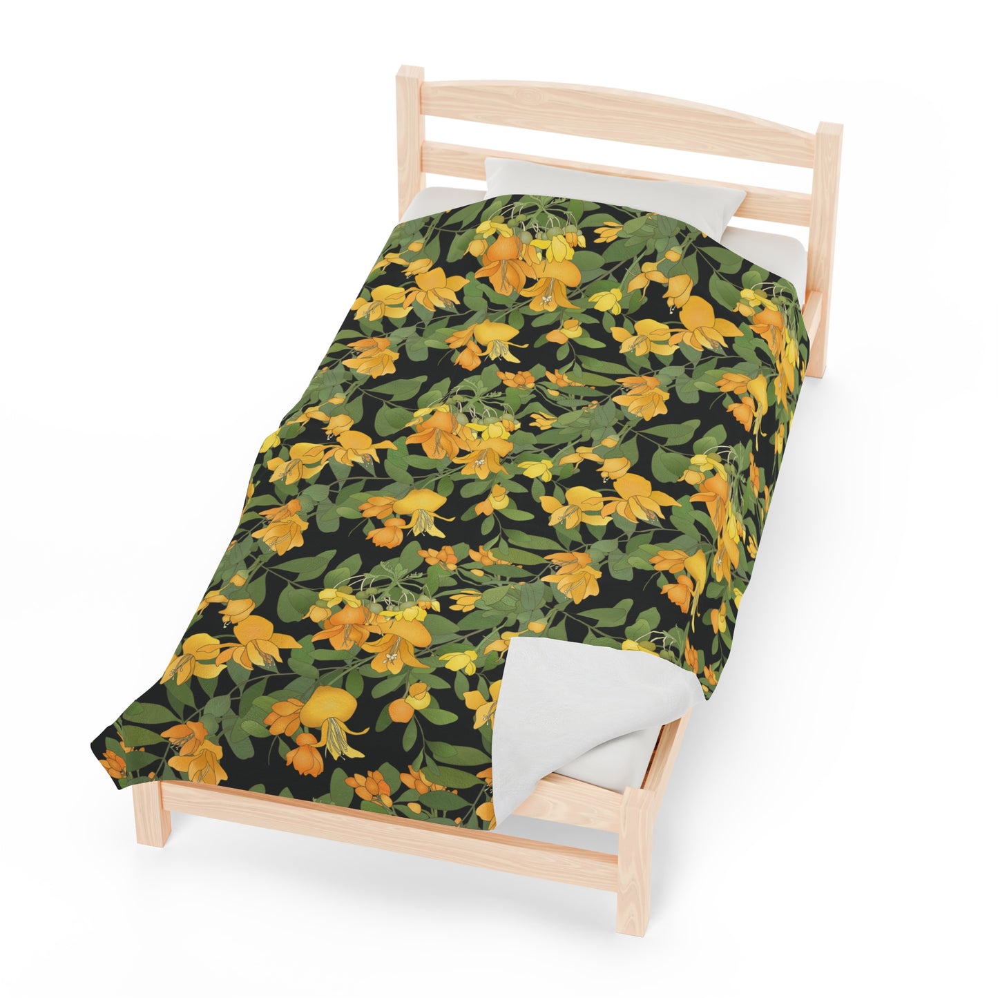 Velveteen Blanket-Mamane Flower Cluster