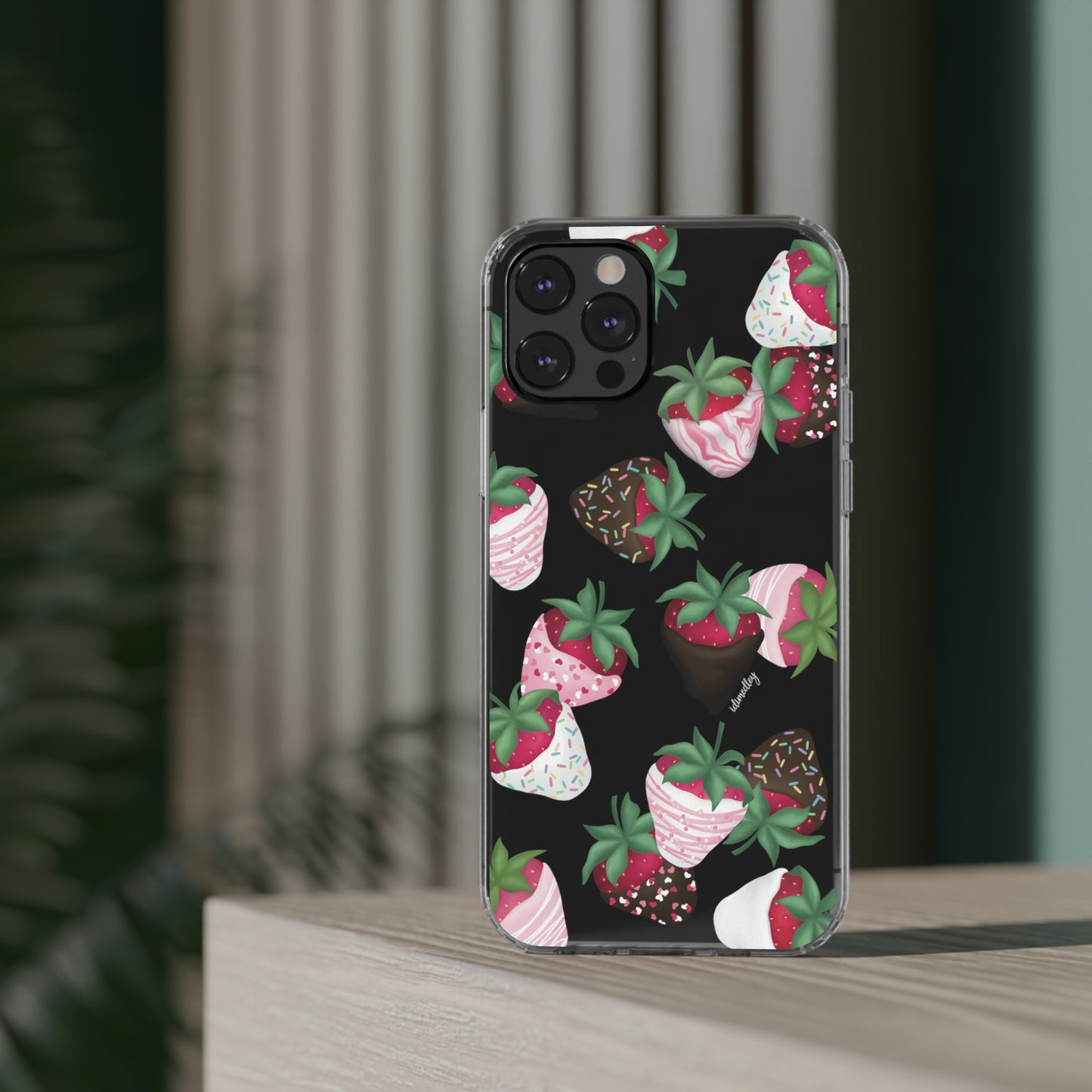Chocolate Dipped Strawberries CLEAR Case