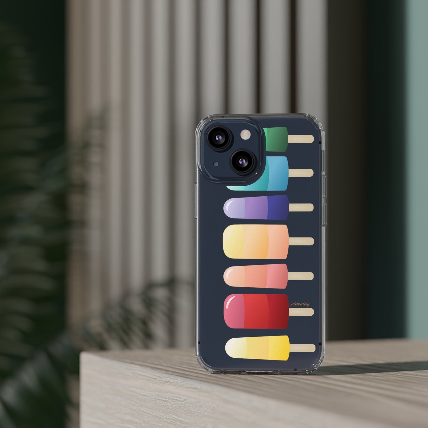 Rainbow Popsicles CLEAR Case
