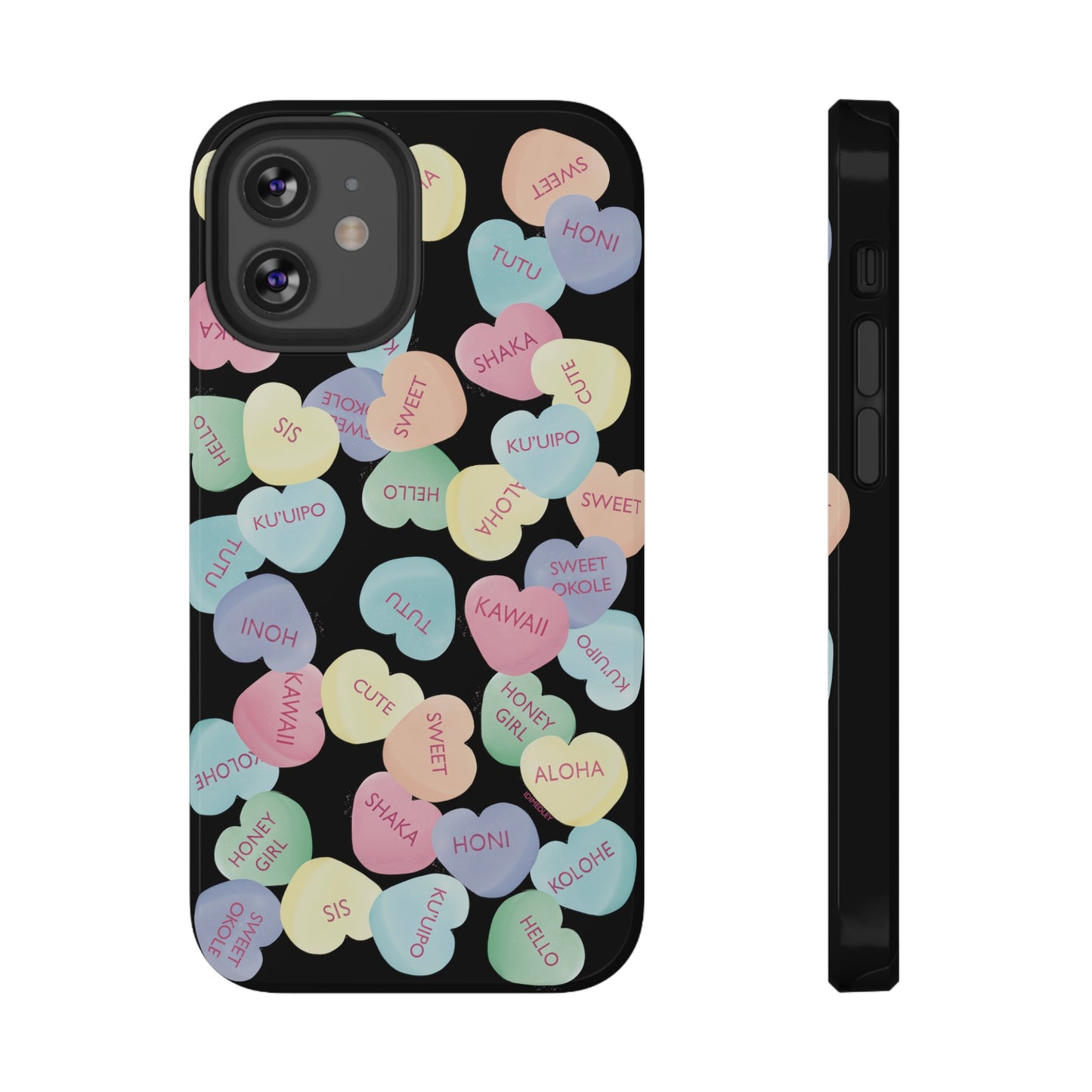 Candy Conversation Hearts Hawaii Style (Black)