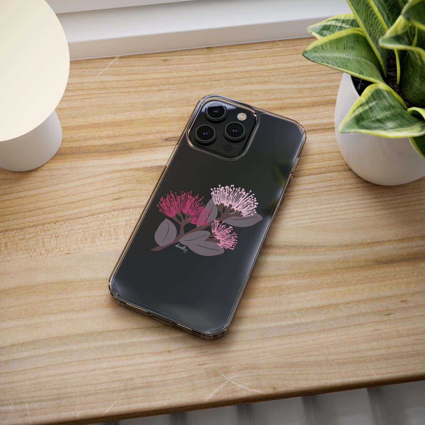 Ohia Blossoms on Branch CLEAR Case