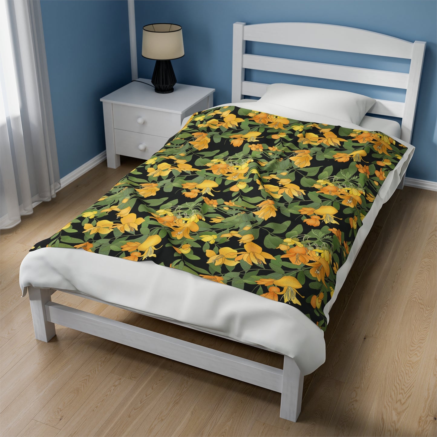 Velveteen Blanket-Mamane Flower Cluster