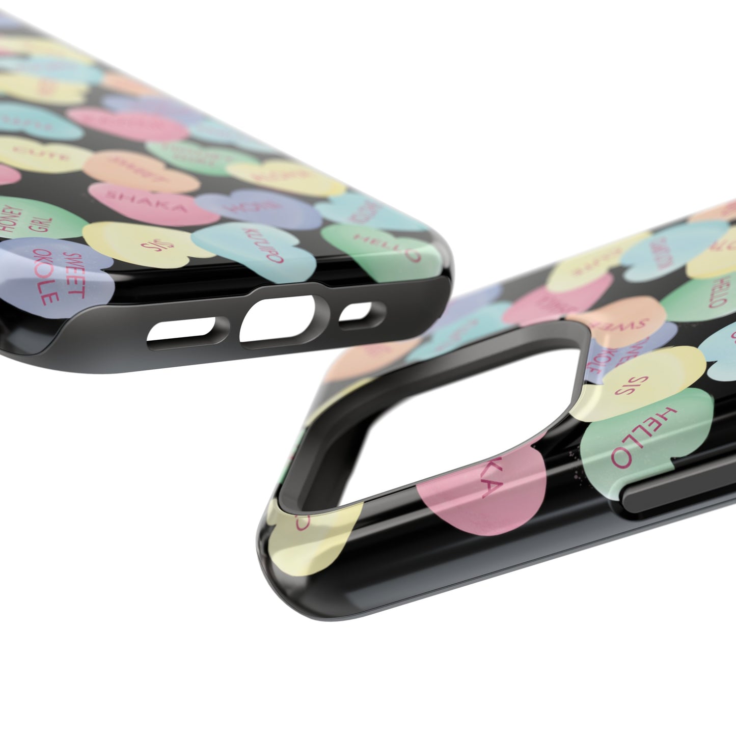 Candy Conversation Hearts Hawaii Style (Black)