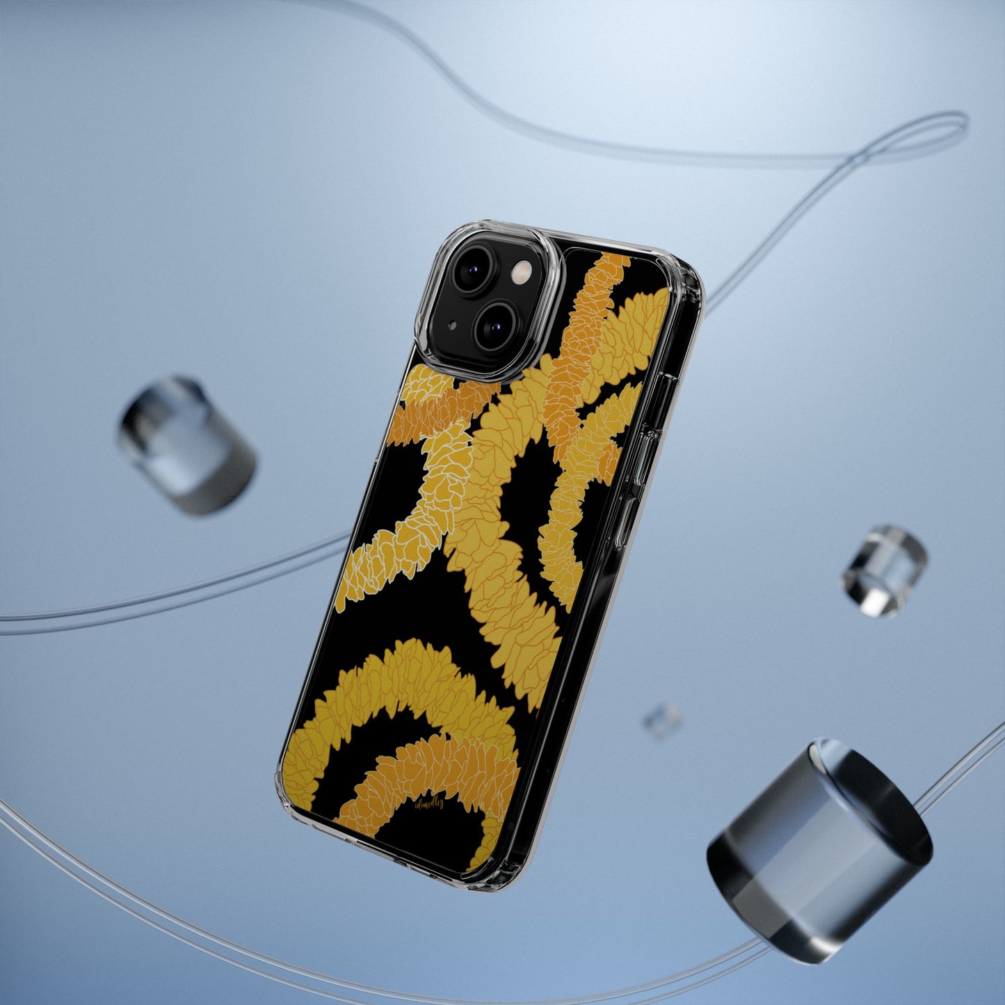 Ilima Flower Lei CLEAR Case