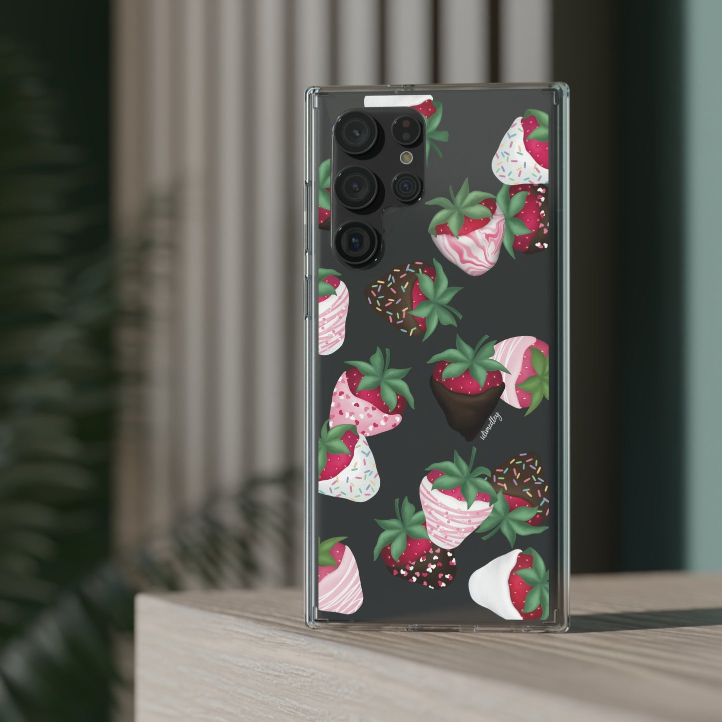 Chocolate Dipped Strawberries CLEAR Case