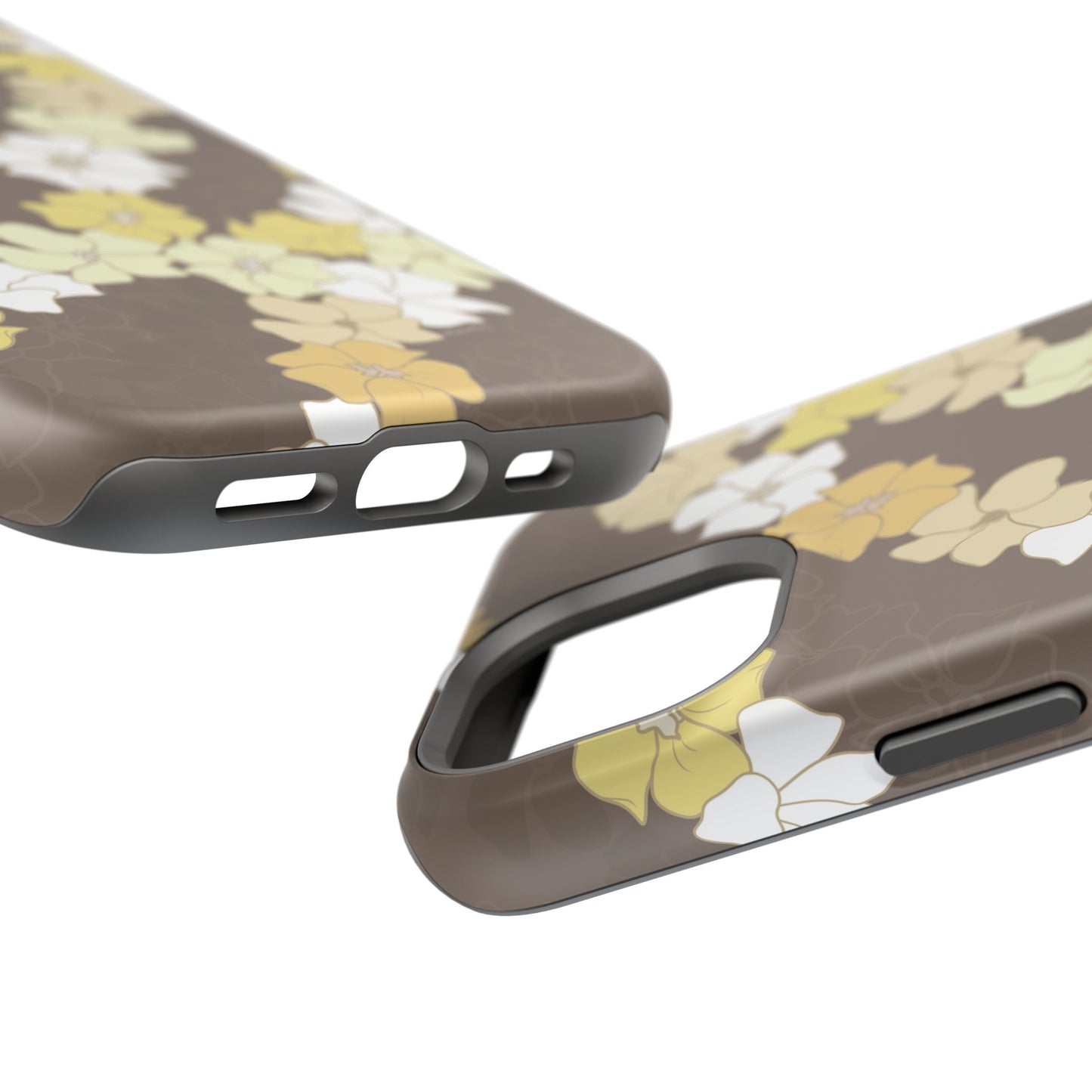 Puakenikeni En Face Flower Leis (Brown)