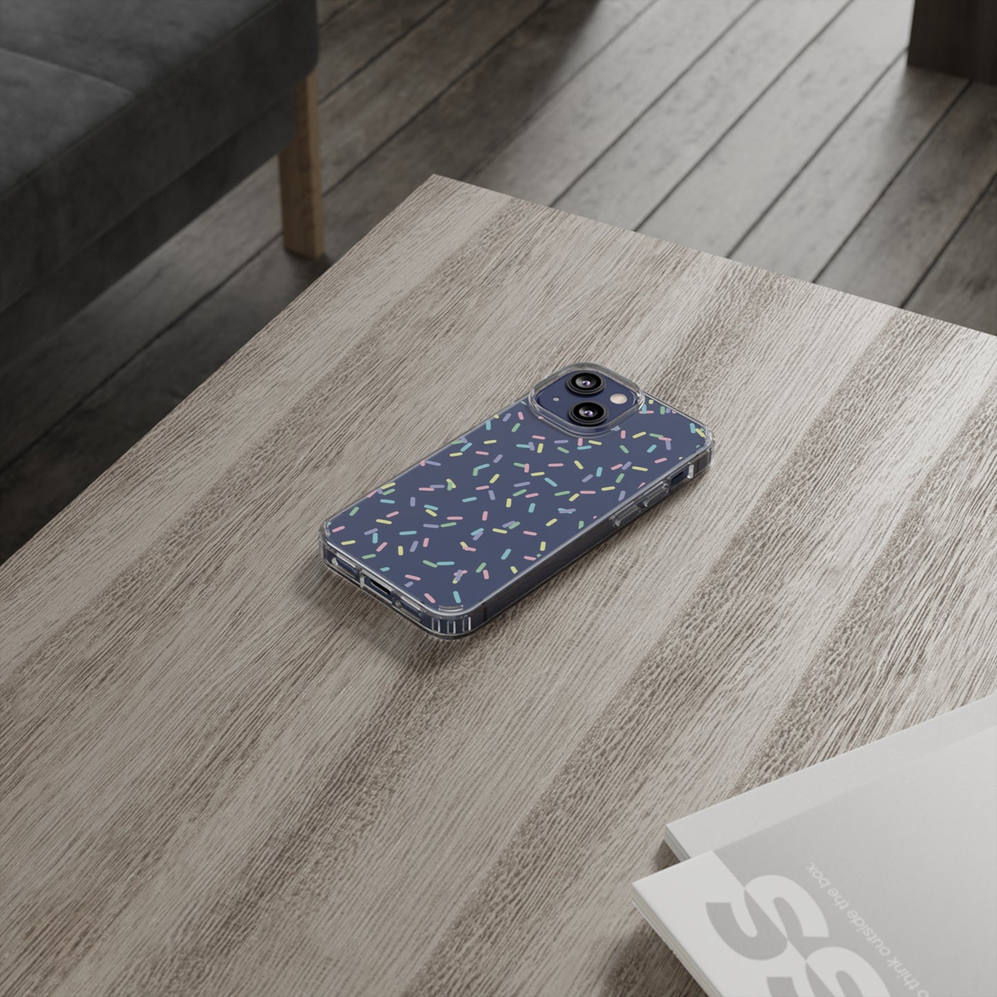 Rainbow Sprinkles CLEAR Case