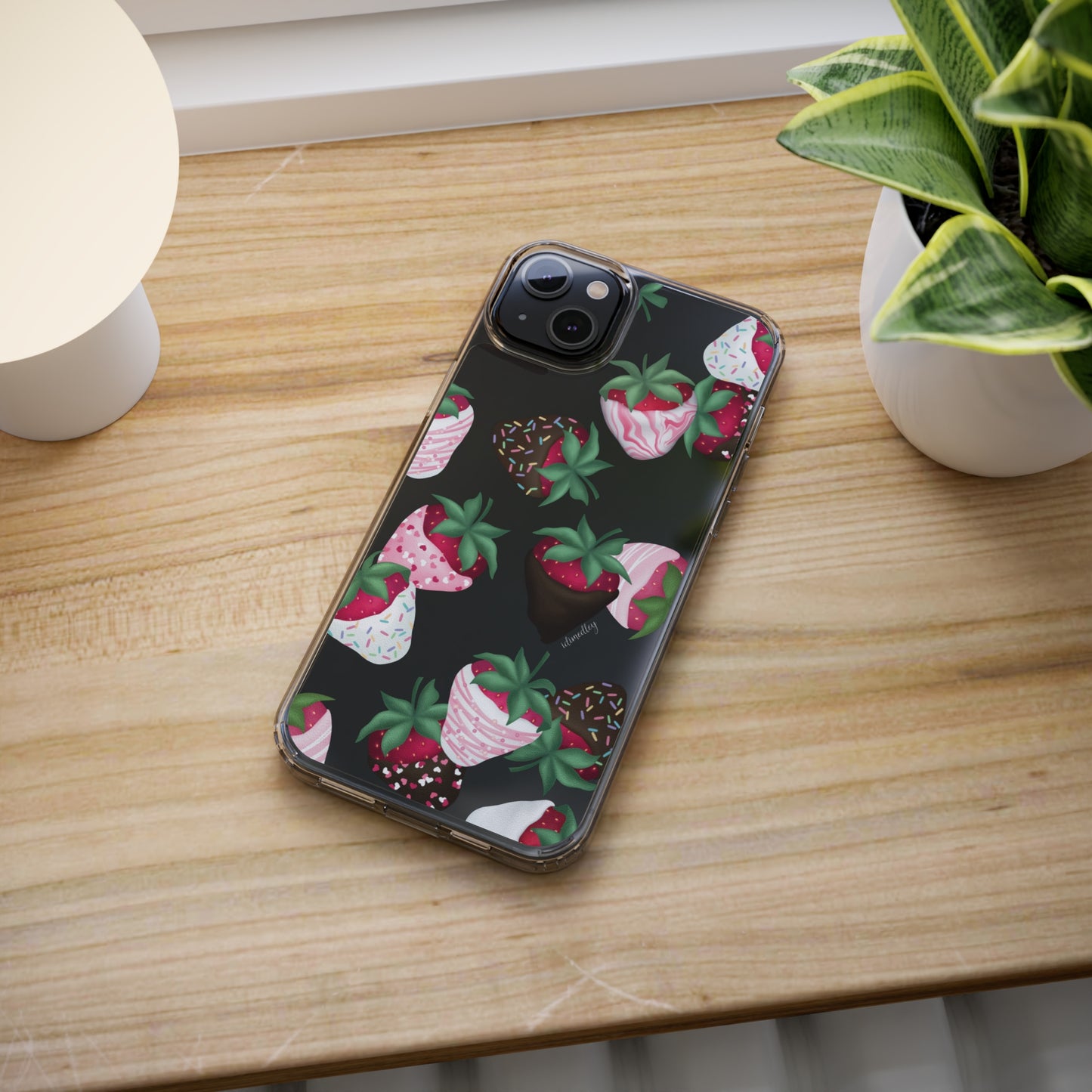 Chocolate Dipped Strawberries CLEAR Case