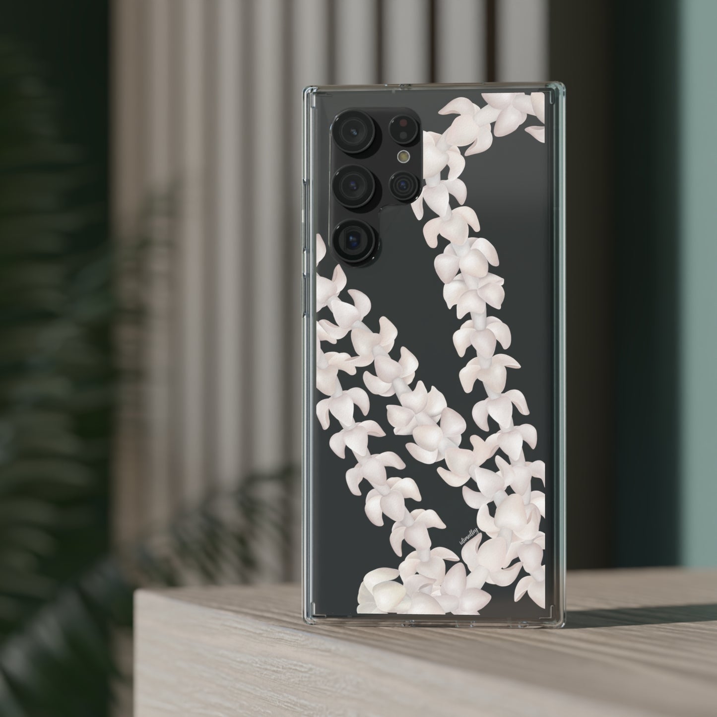 Puakenikeni Lei (Blush Pink) CLEAR Case