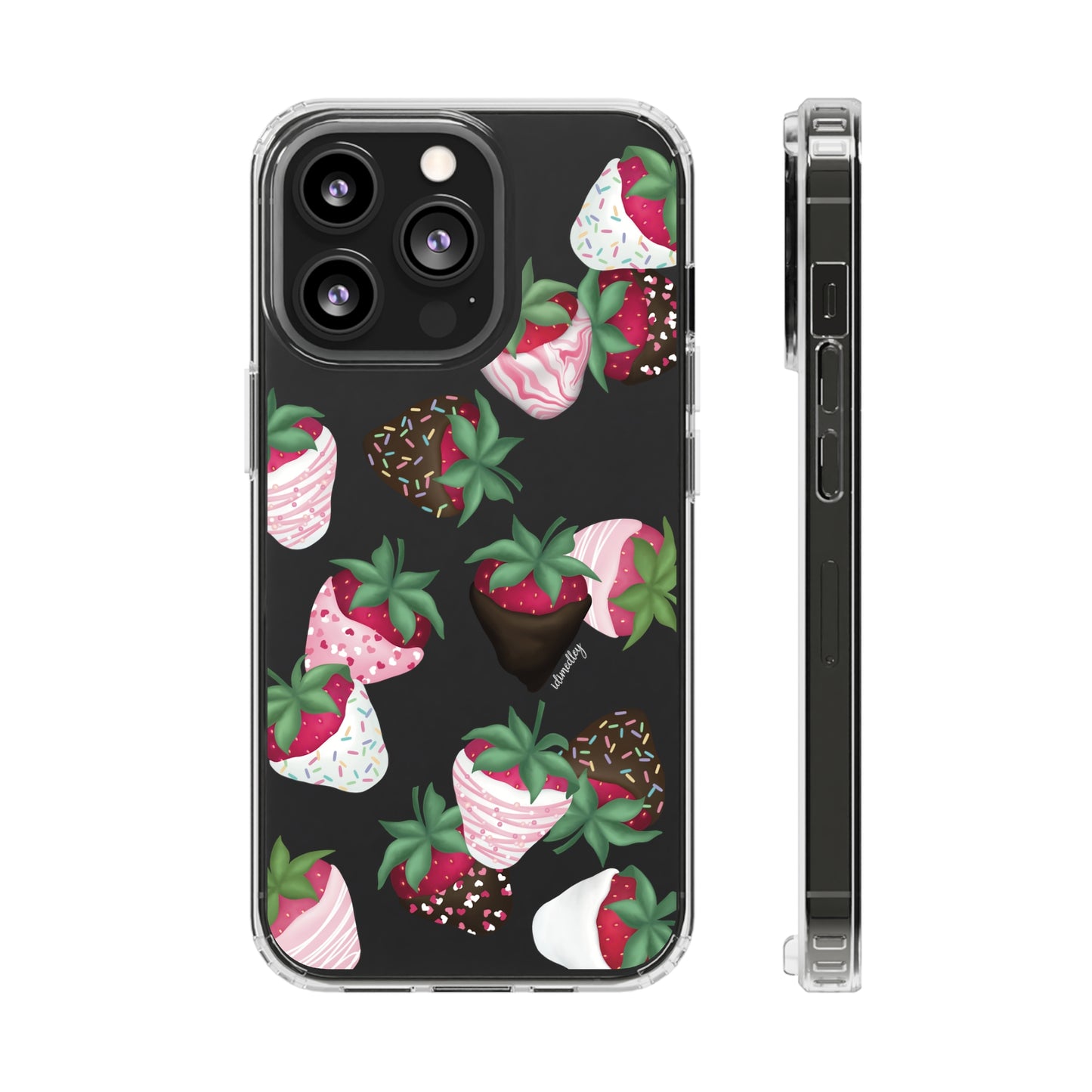 Chocolate Dipped Strawberries CLEAR Case