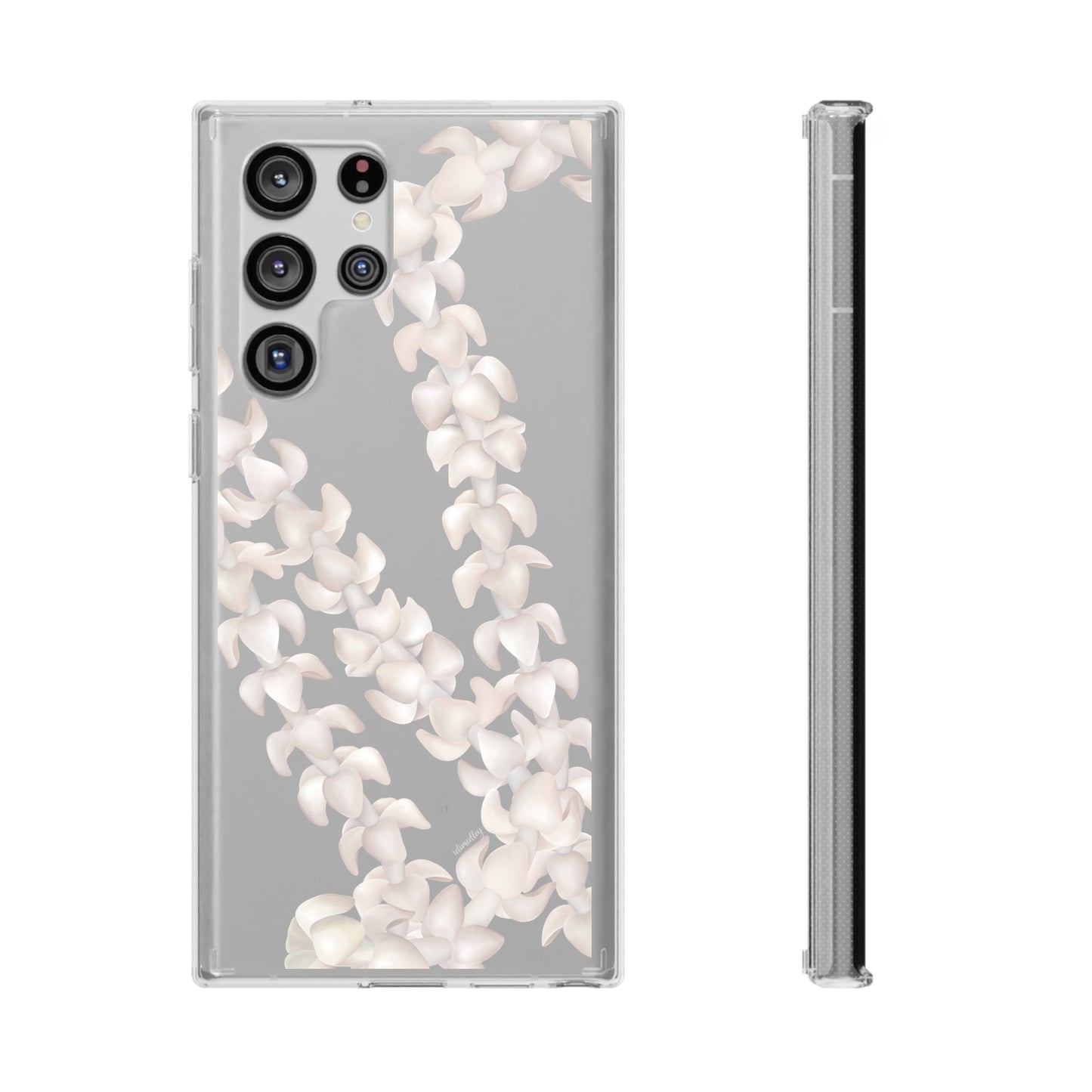 Puakenikeni Lei (Blush Pink) CLEAR Case