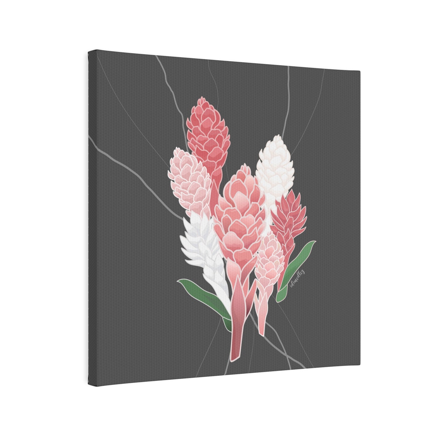 Canvas Photo Tile- Protea Flower