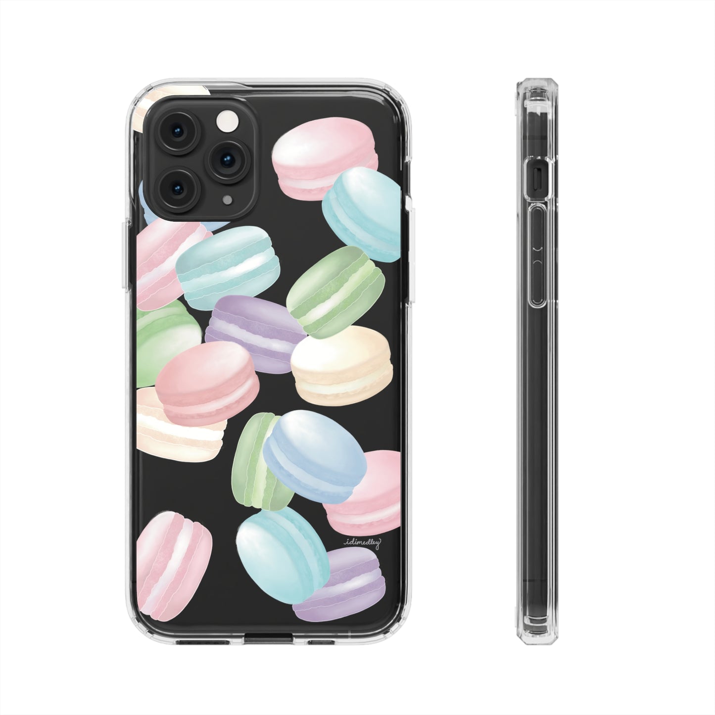 Macaron Rainbows CLEAR Case