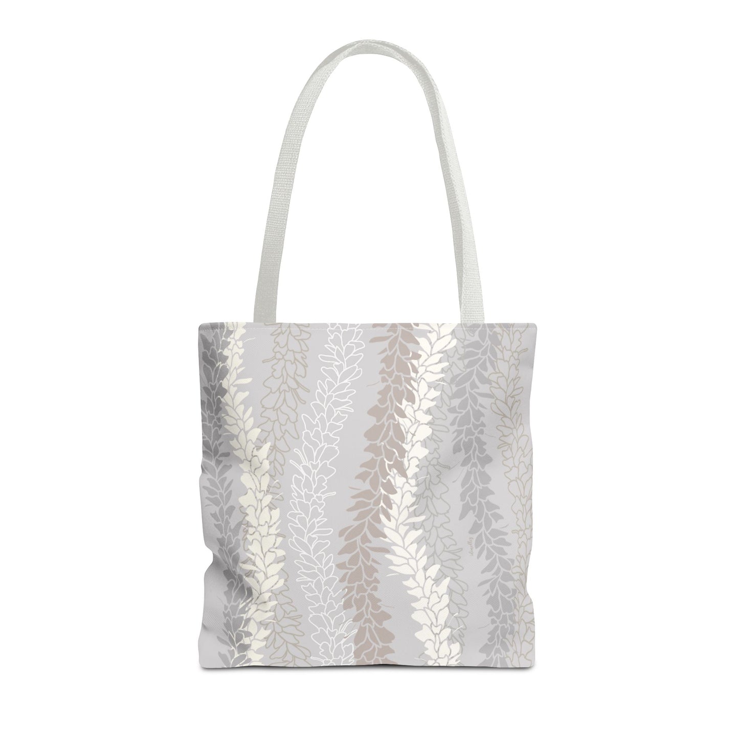 Tote bag- White Ginger Kisses (Gray)