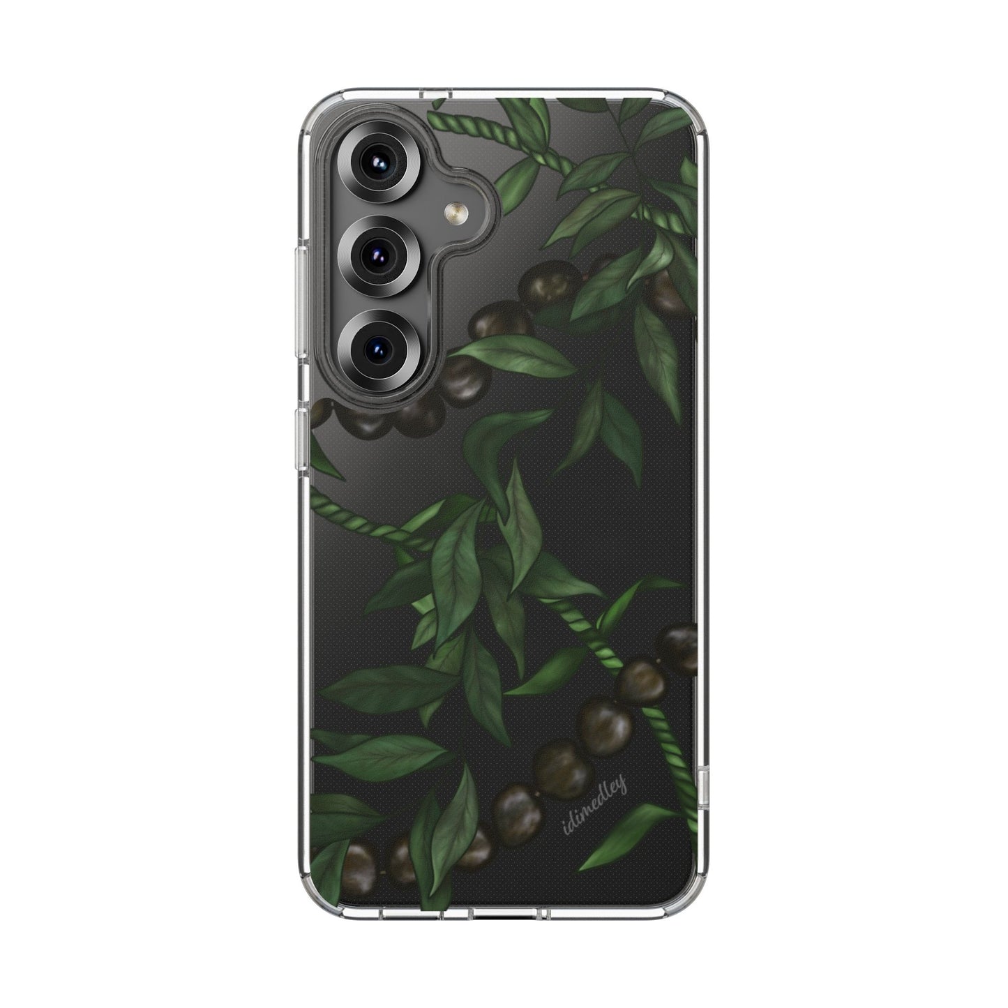 Kukui Nut, Maile and Ti Leaf Lei CLEAR Case