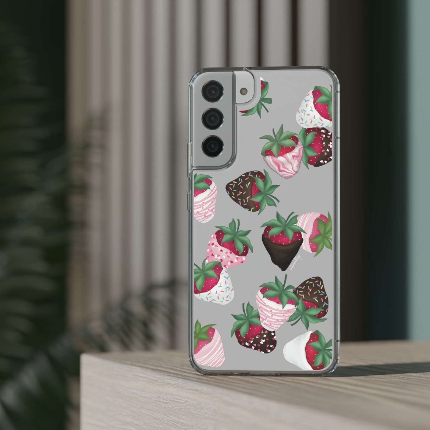 Chocolate Dipped Strawberries CLEAR Case