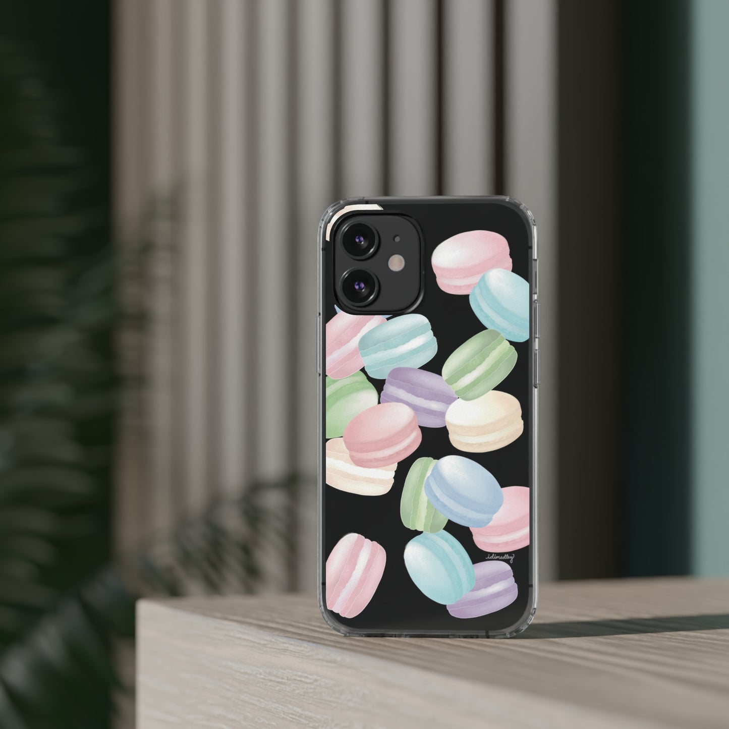 Macaron Rainbows CLEAR Case