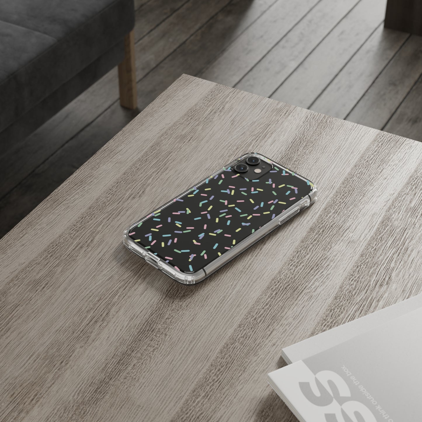 Rainbow Sprinkles CLEAR Case
