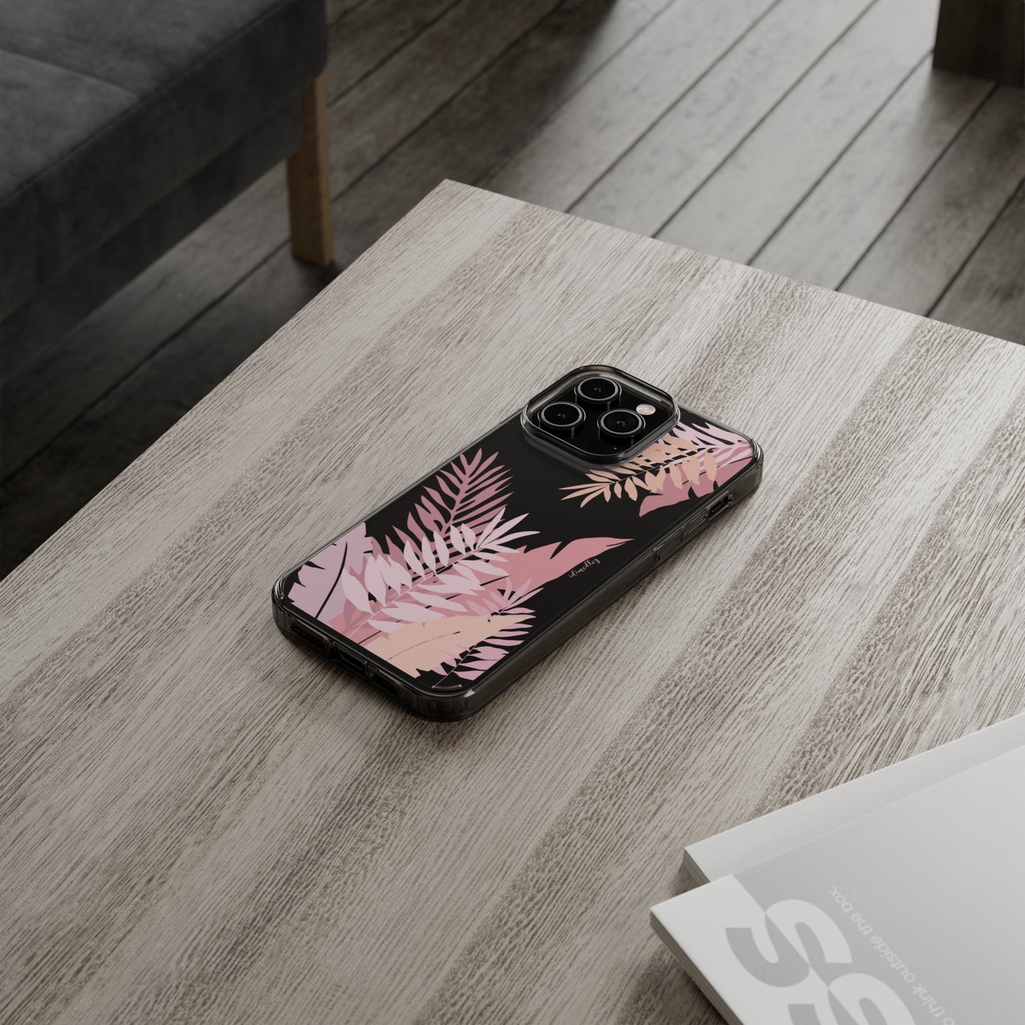 Whispering Leaves (Pink) CLEAR Case