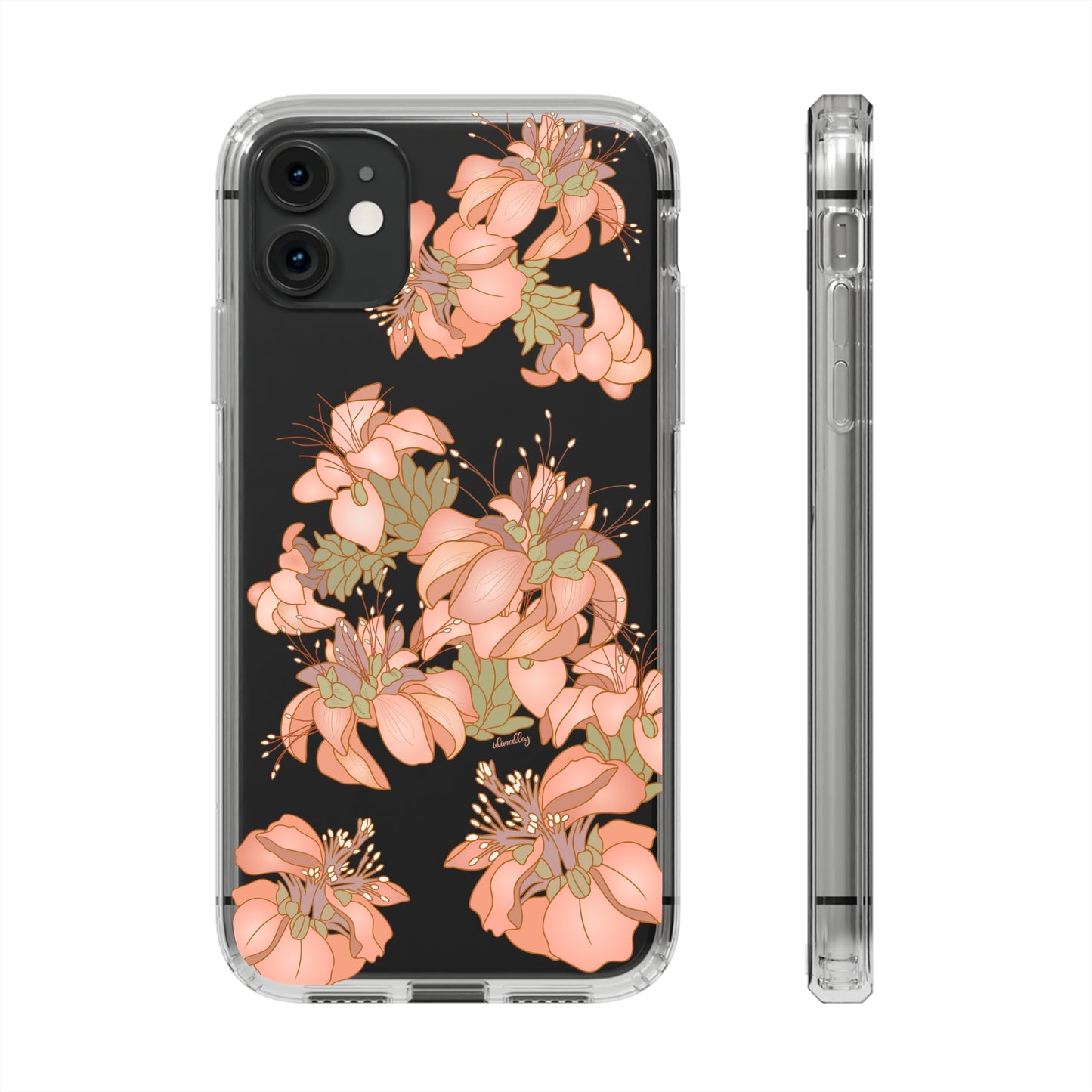 Wili Wili Flowers CLEAR Case