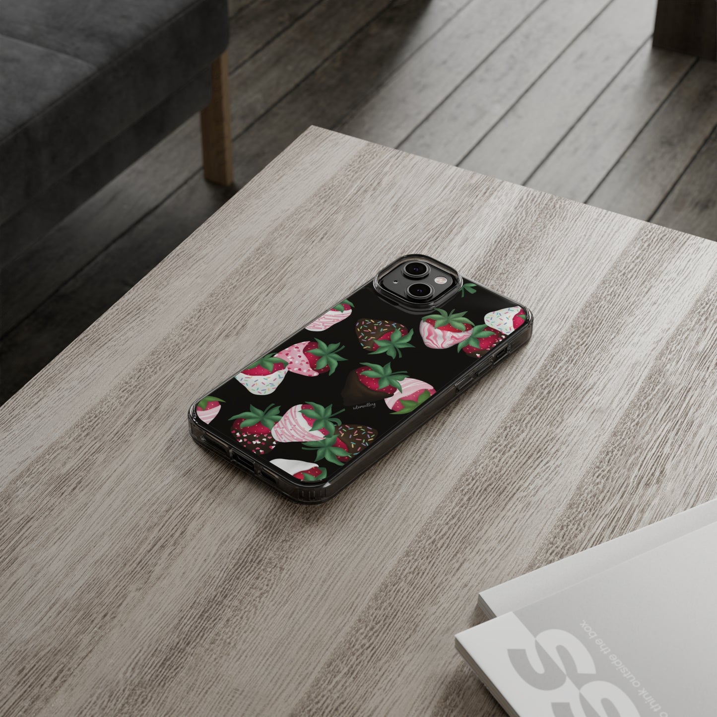 Chocolate Dipped Strawberries CLEAR Case
