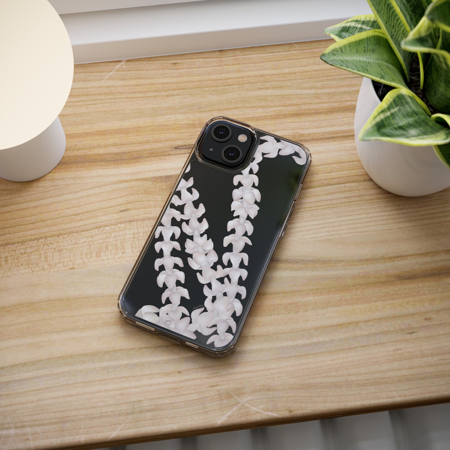 Puakenikeni Lei (Blush Pink) CLEAR Case