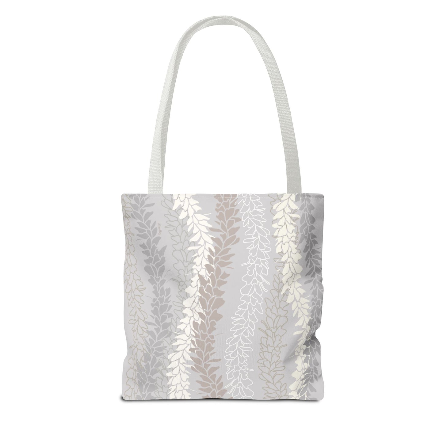 Tote bag- White Ginger Kisses (Gray)