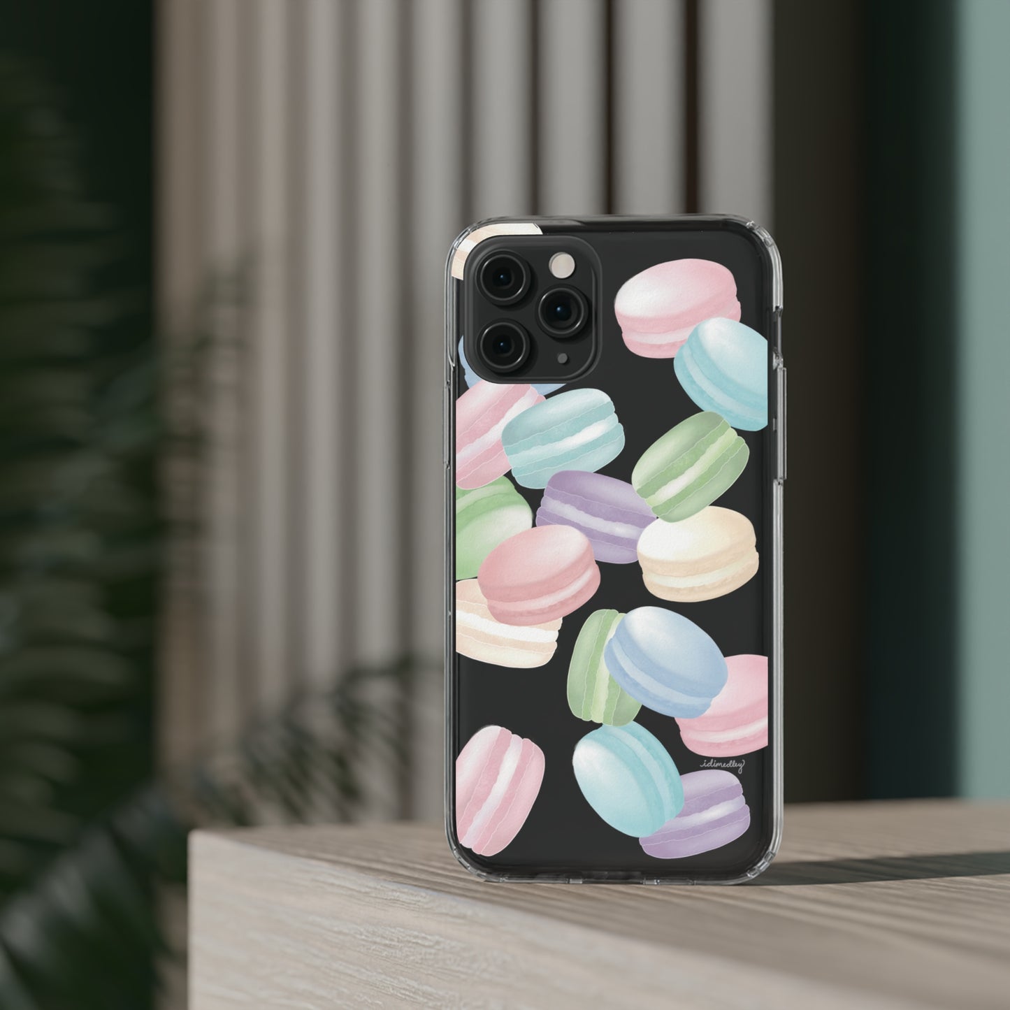 Macaron Rainbows CLEAR Case