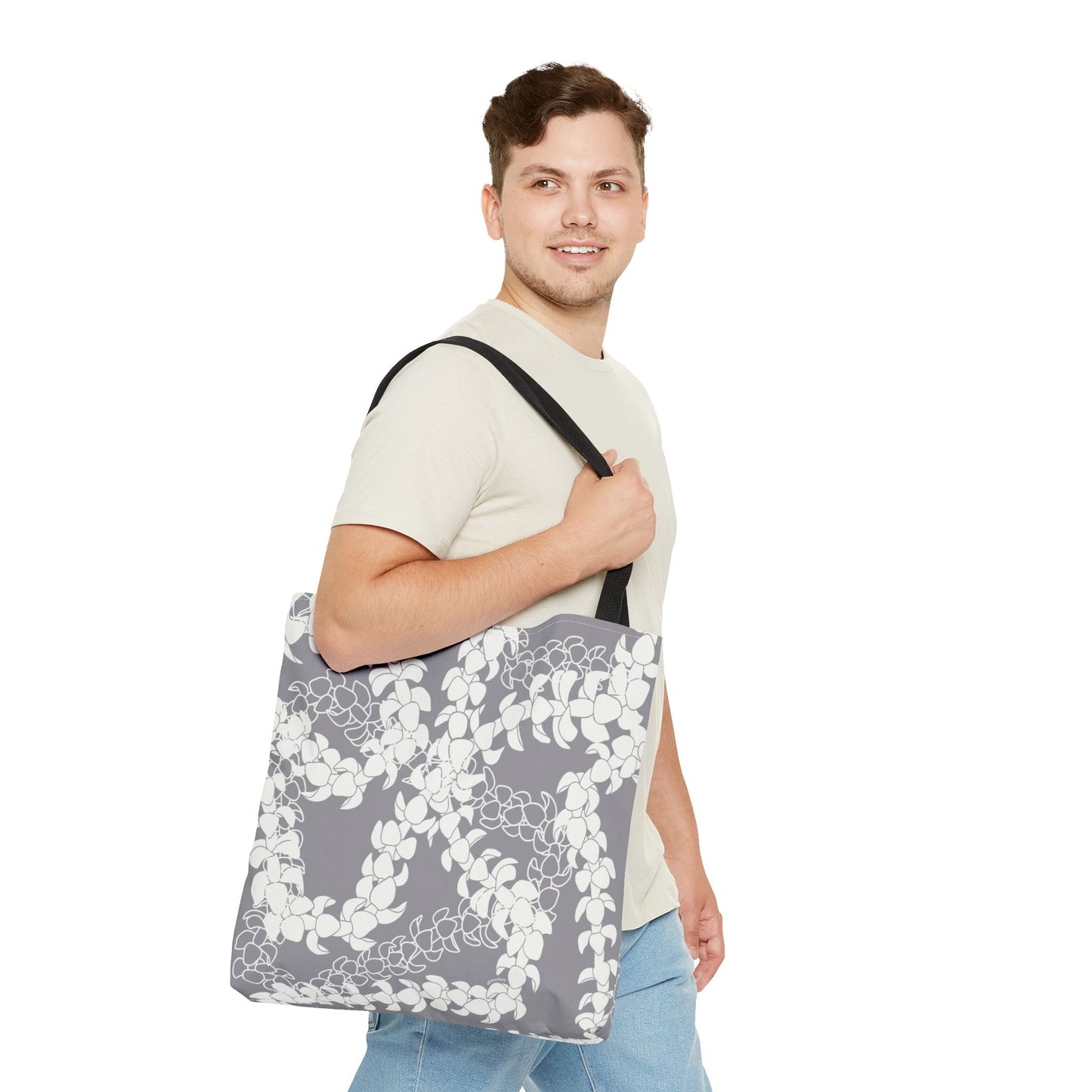 Tote Bag- Puakenikeni Curvilinear Lei (Poi-ish)